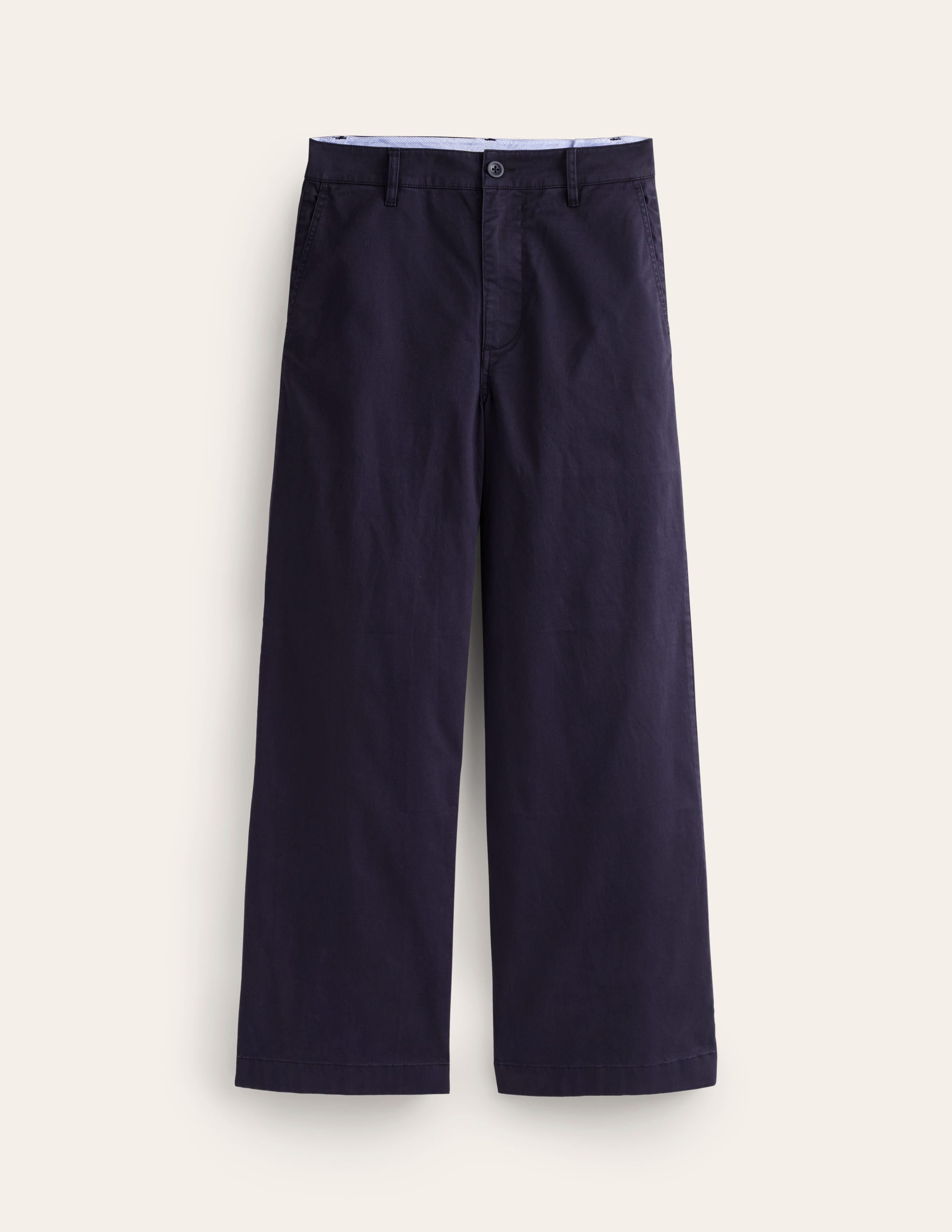 PANTALON CHINO LARGE BARNSBURY-Bleu Marine, Petits Pois - Image 5