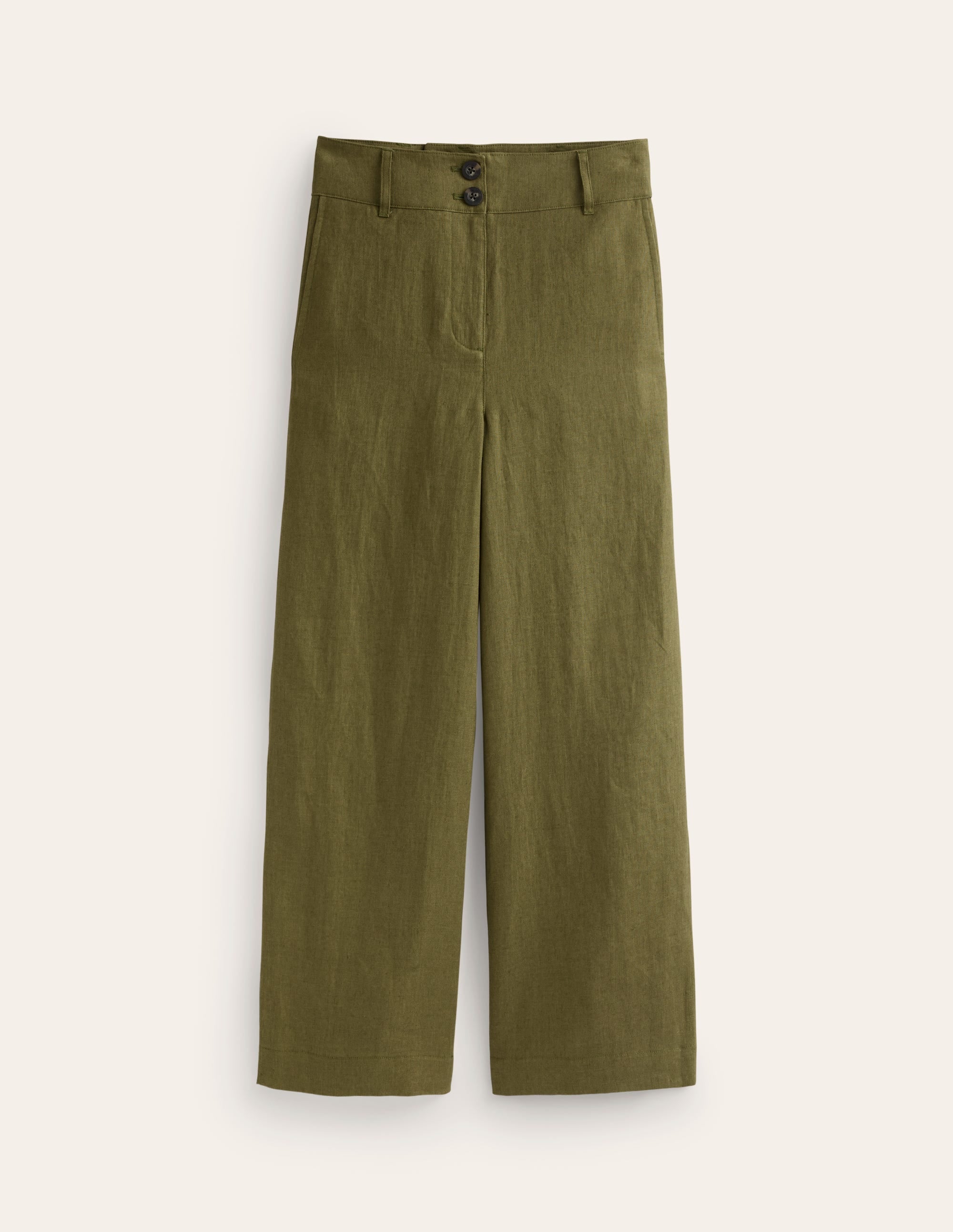 Westbourne Verkürzte Leinenhose-Eintagsfliege - Image 5