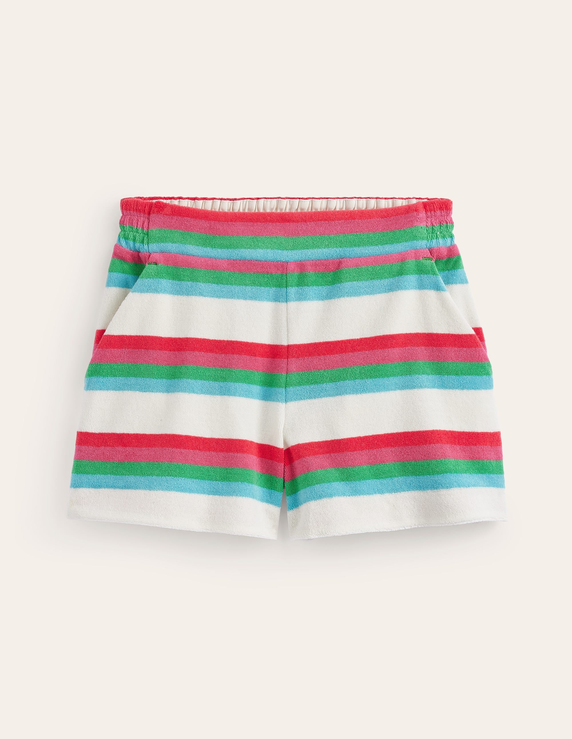 Short en éponge-Rayé multi - Image 5