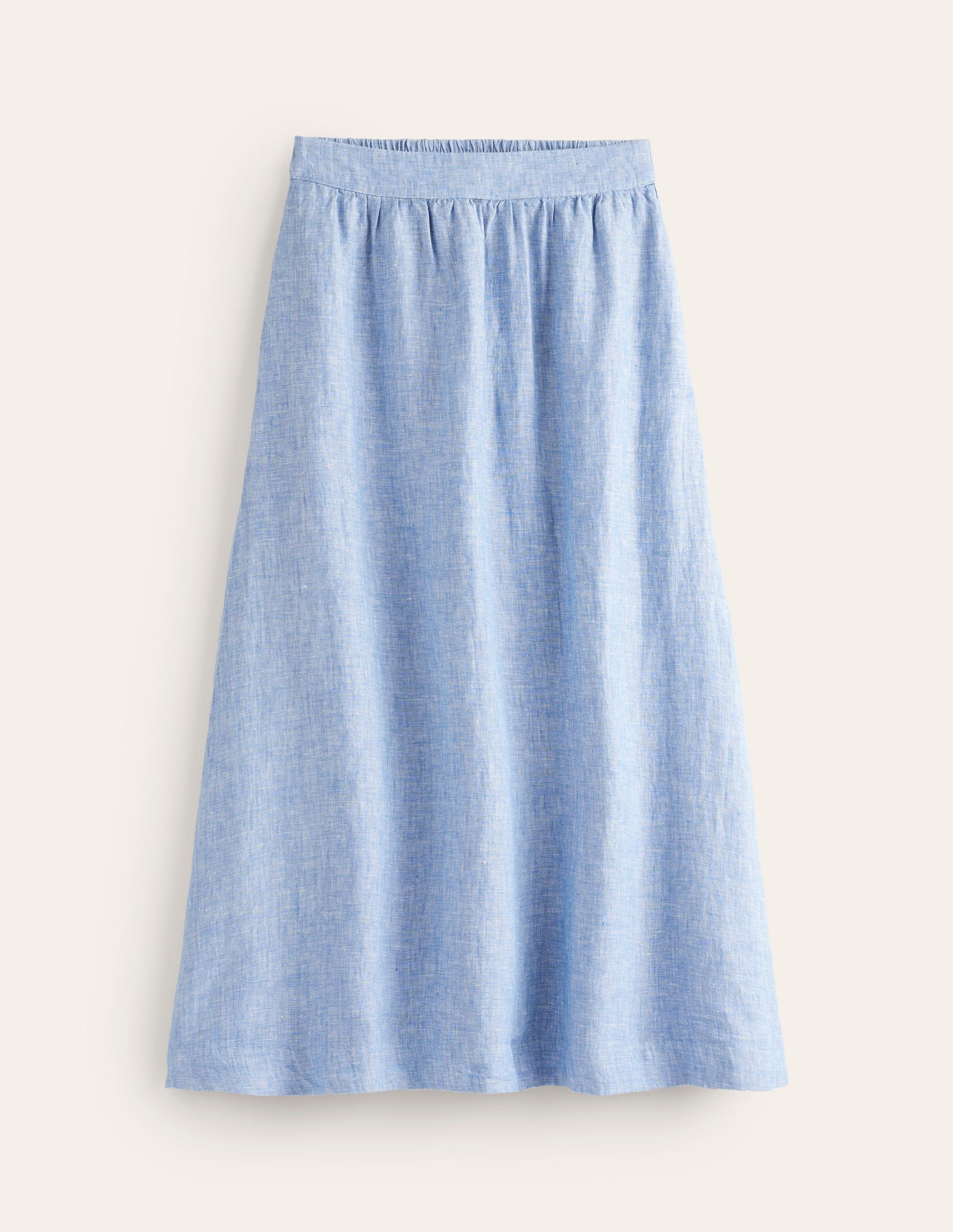 Jupe Florence en lin-Chambray-5