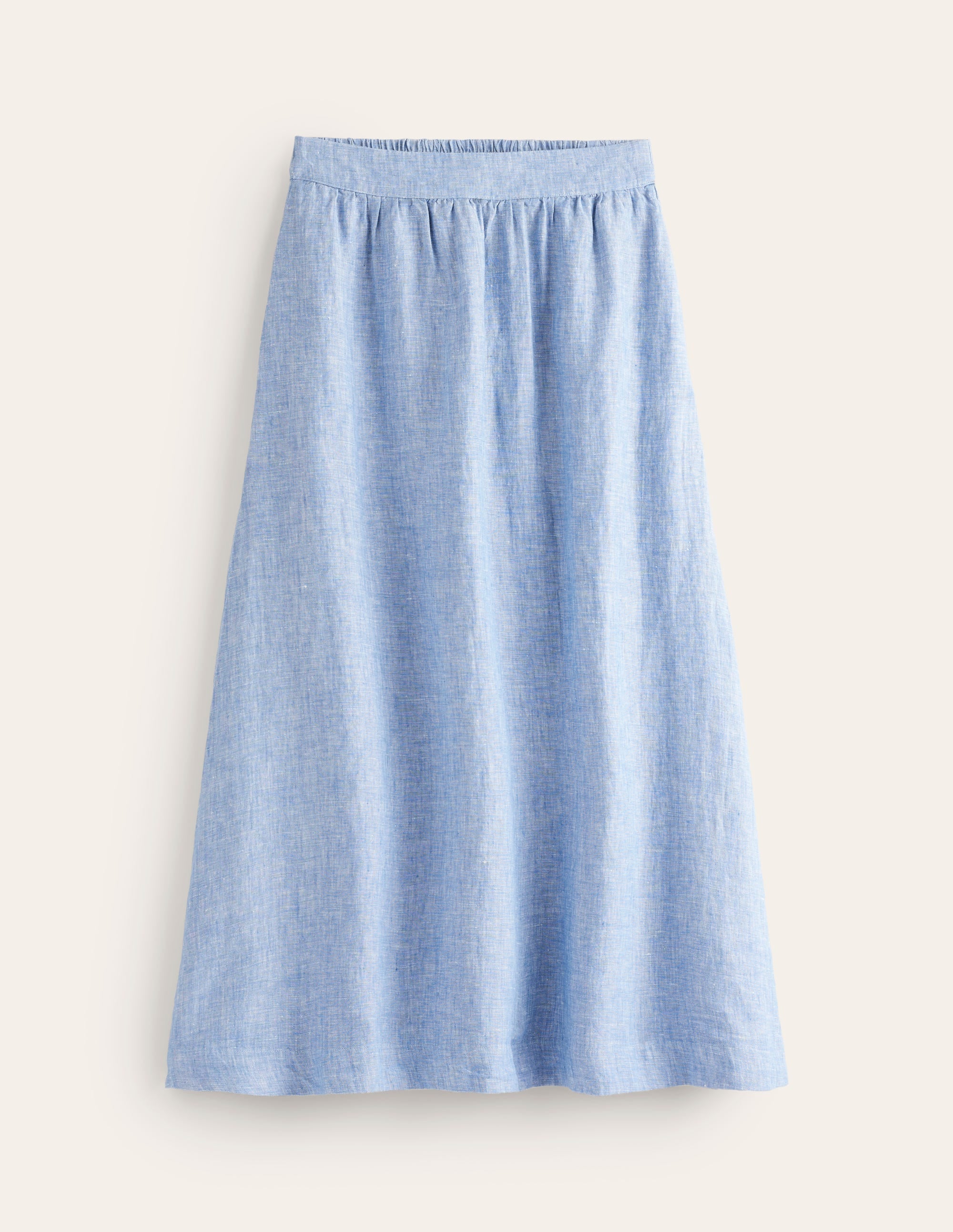Jupe Florence en lin-Chambray - Image 5