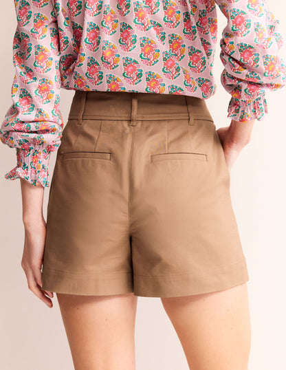 Westbourne Sateen Shorts-Neutral