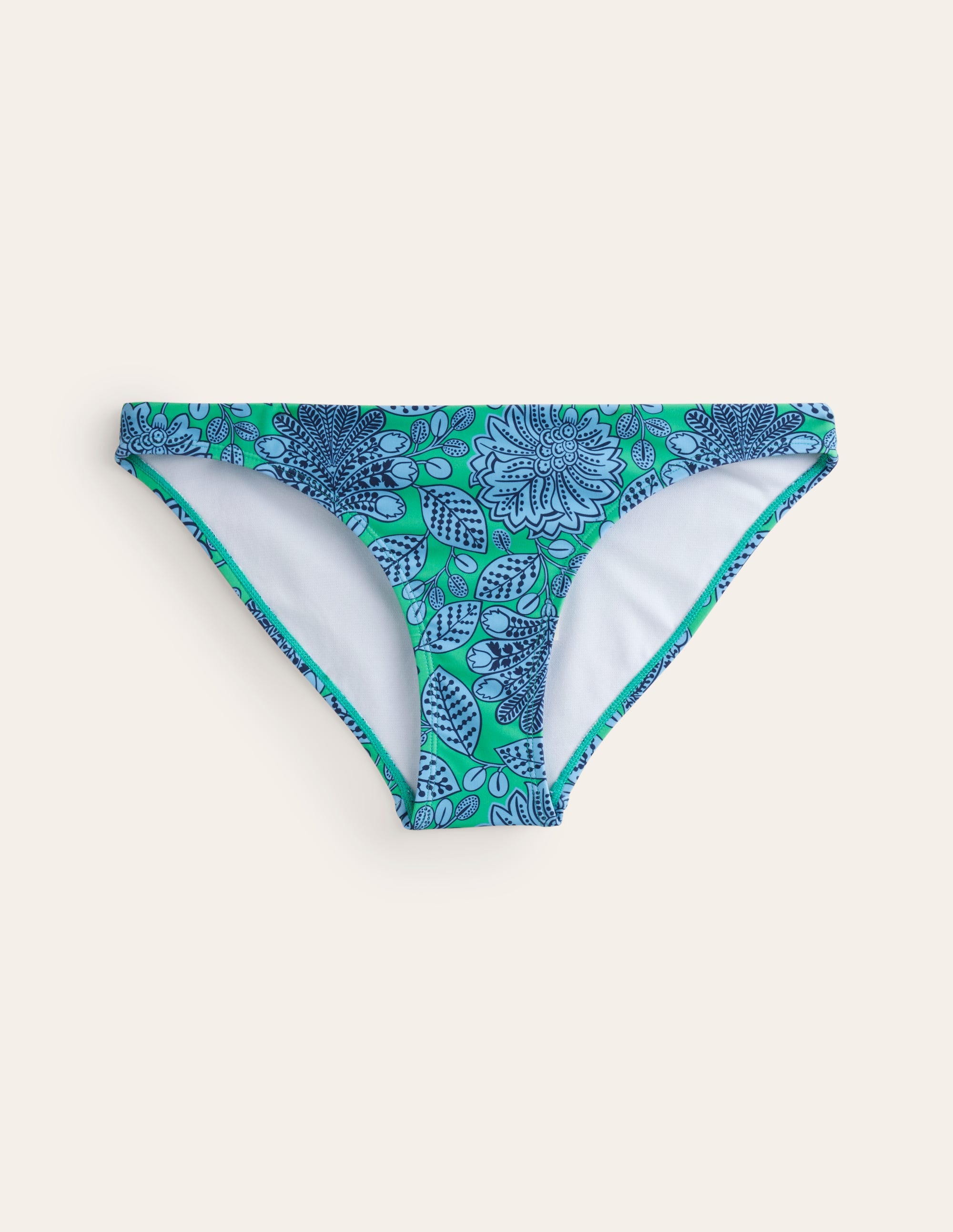 Klassische Bikinihose-Ming Grün, Gardenia Swirl - Image 5