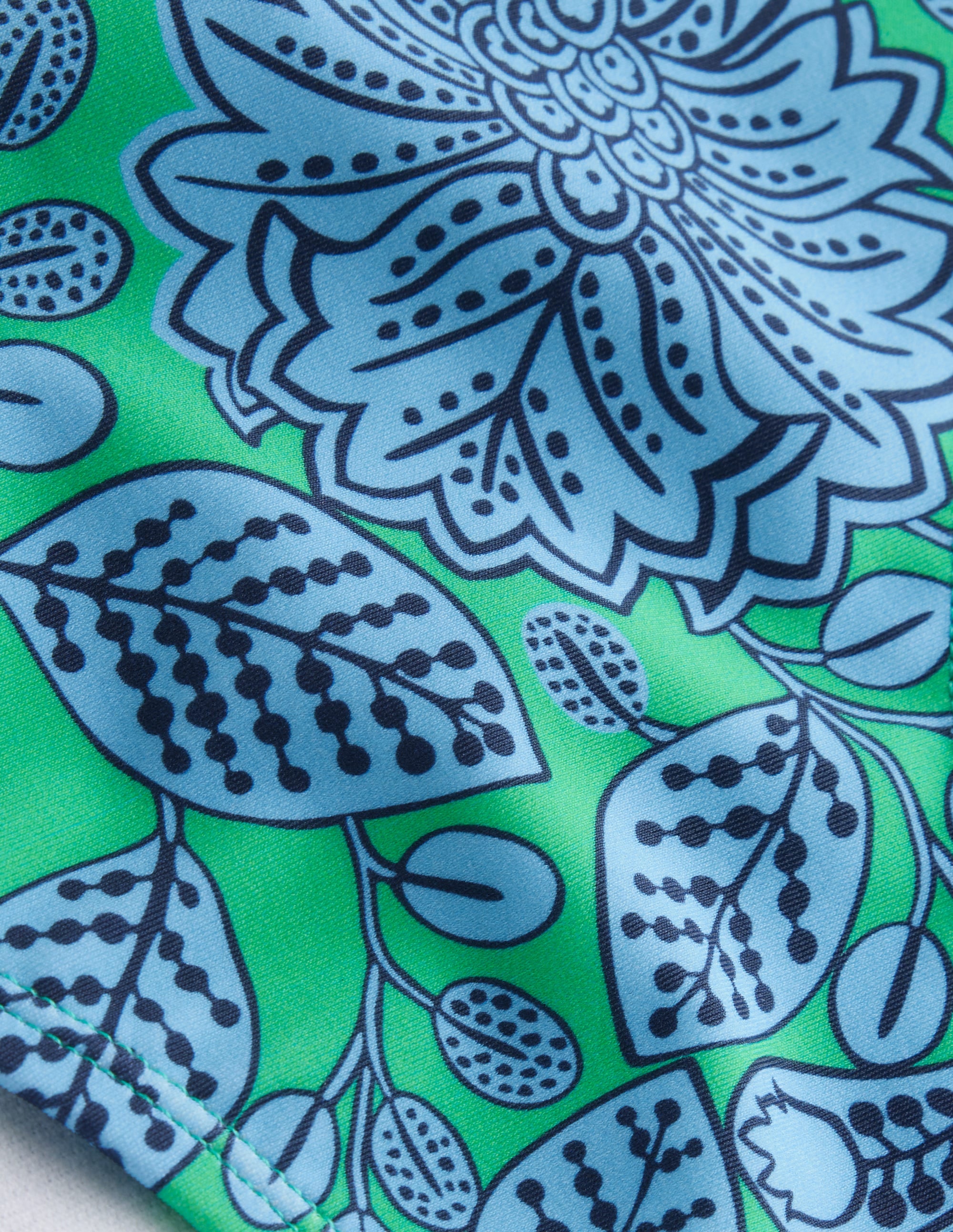 Klassische Bikinihose-Ming Grün, Gardenia Swirl - Image 6