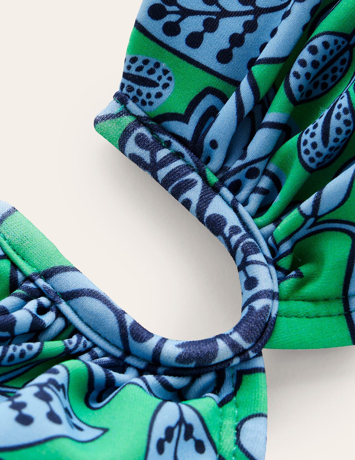 Bikinioberteil mit U-Steg-Ming Grün, Gardenia Swirl - Image 6