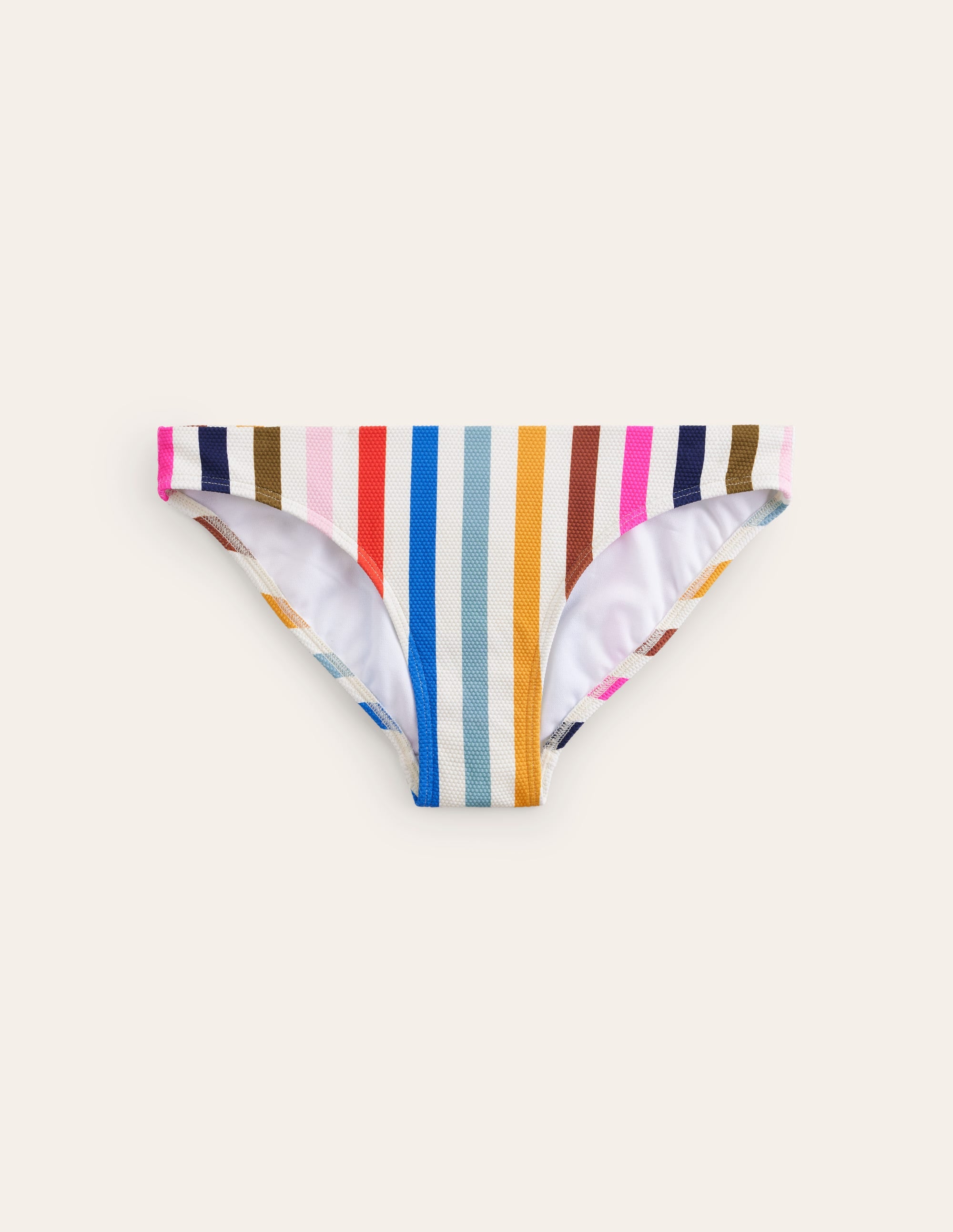 Bas de bikini Arezzo texturé-À Rayures Multicolores - Image 5