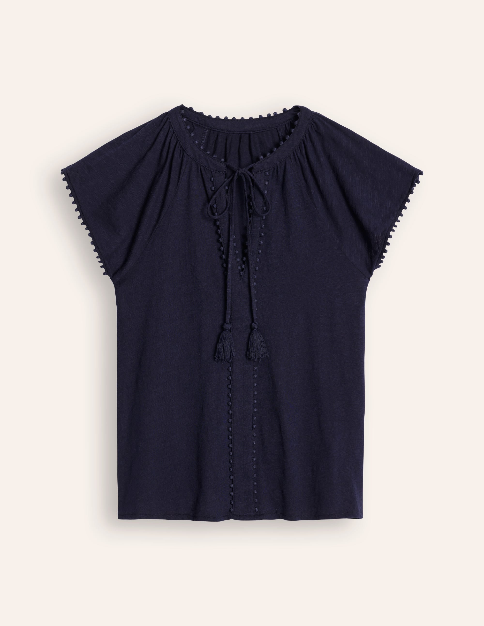 Millie Oberteil mit Bommeln-Marineblau - Image 5