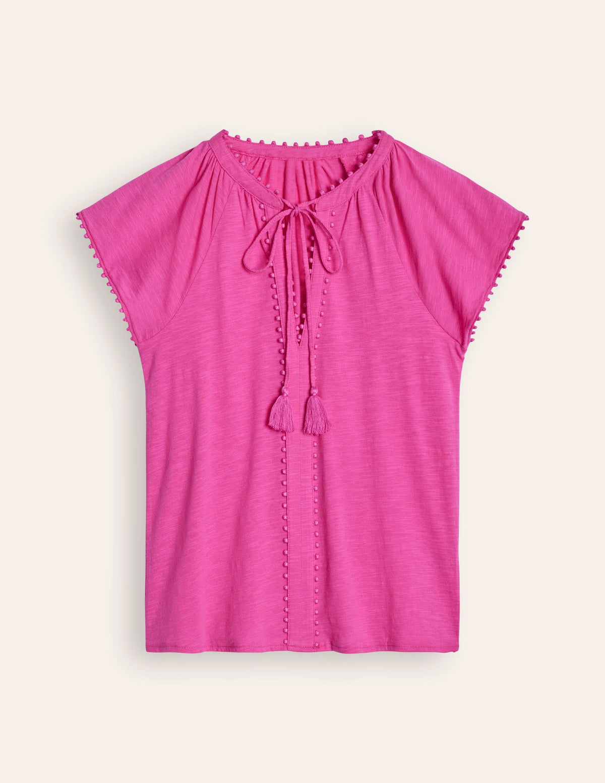 Millie Oberteil mit Bommeln-Magenta - Image 6