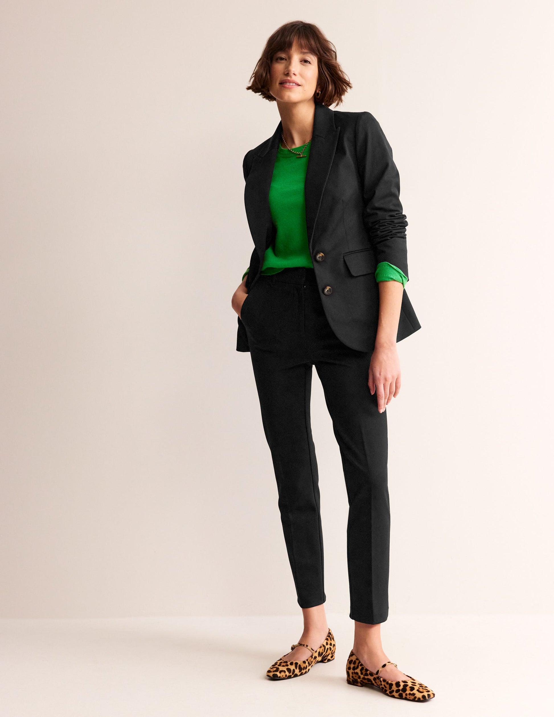 Marylebone Bi-Stretch-Blazer-Schwarz-4