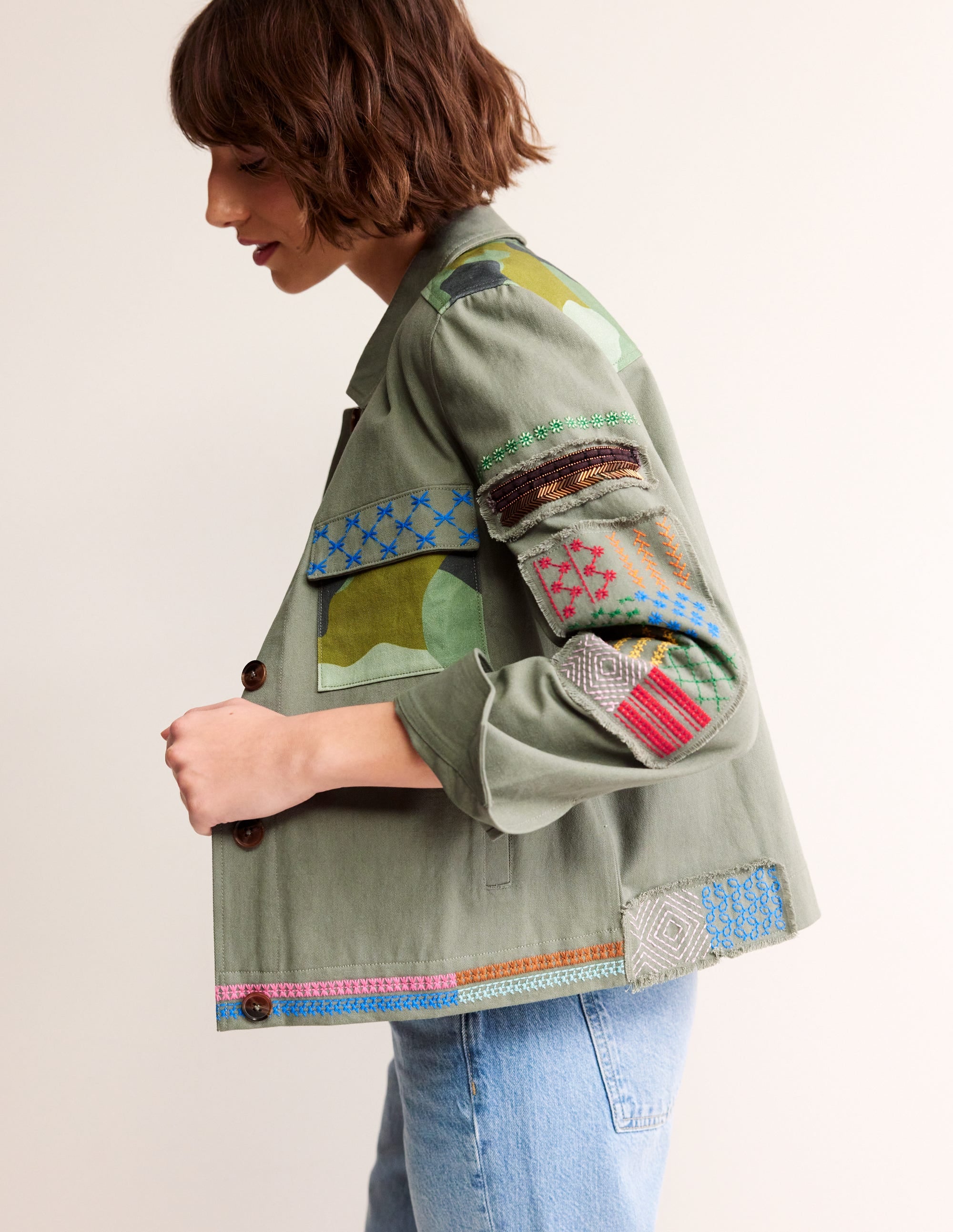 Islington Camo-Jacke-Khaki - Image 5