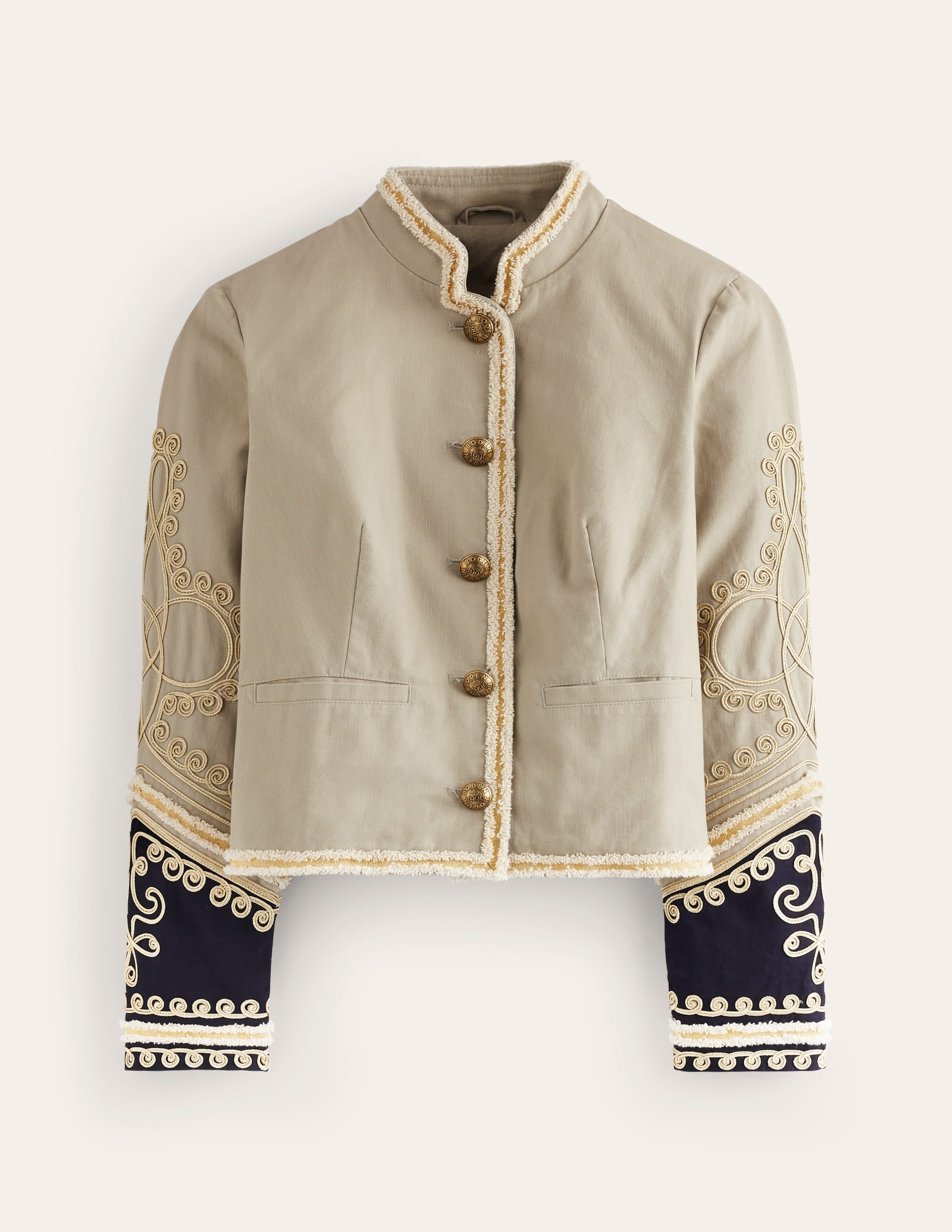 Greenwich Militärjacke-Helles Khaki - Image 5