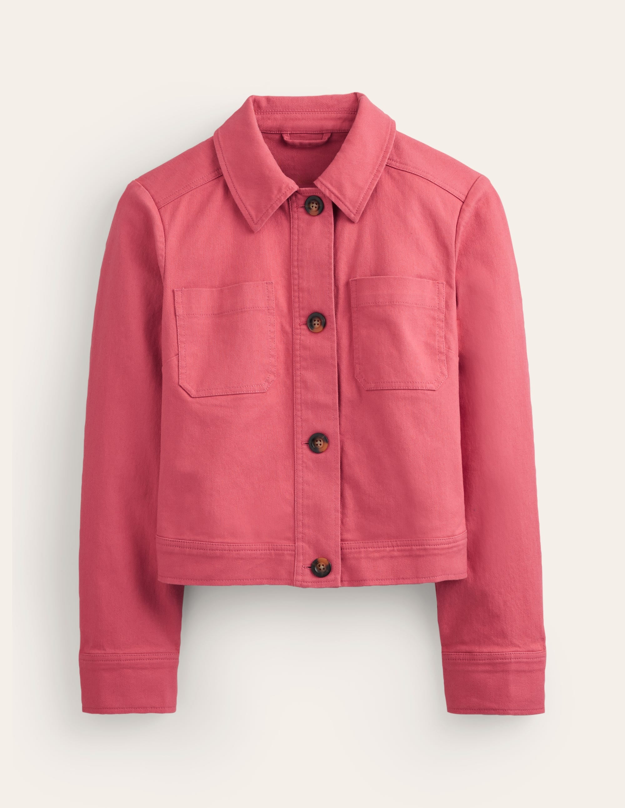 Veste courte décontractée-Rose - Image 5