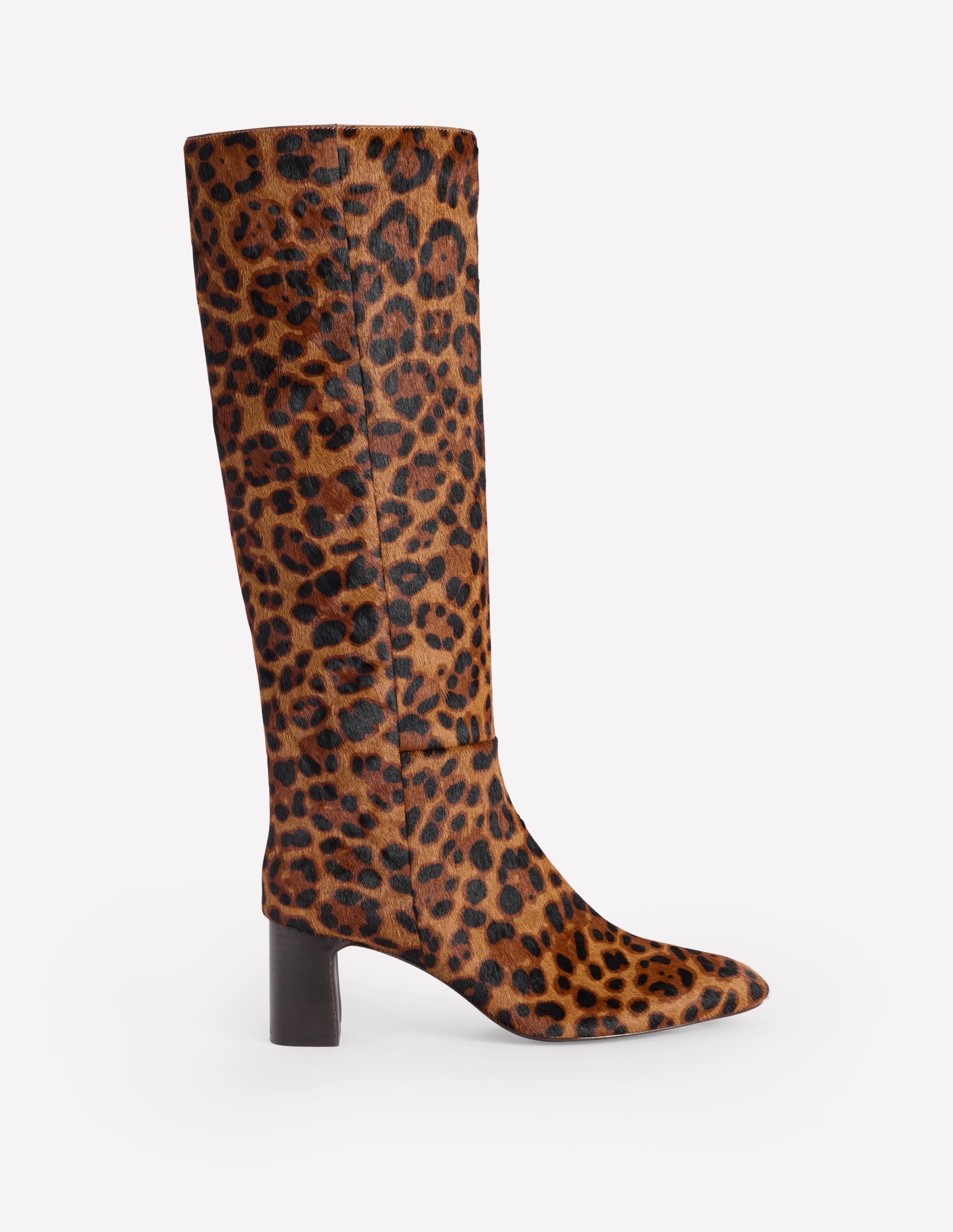 Erica Kniehohe Lederstiefel-Schokobraun - Image 2
