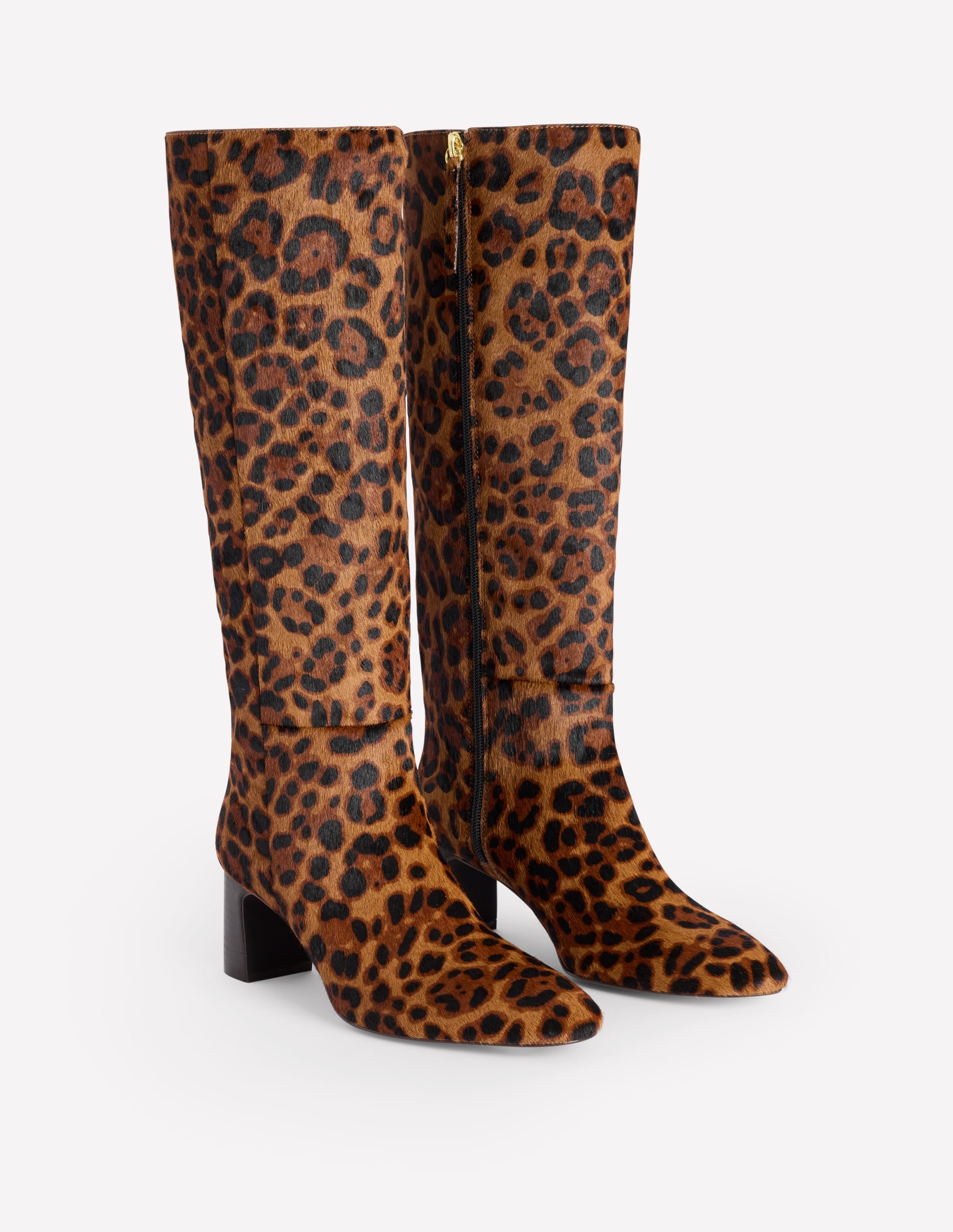 Erica Kniehohe Lederstiefel-Schokobraun - Image 3