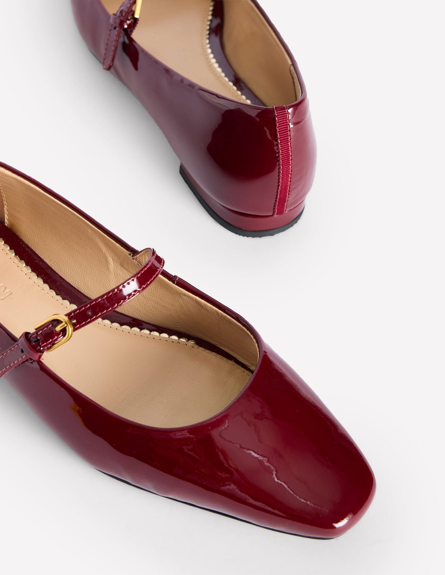 Penelope Mary Jane Flat-Oxblood