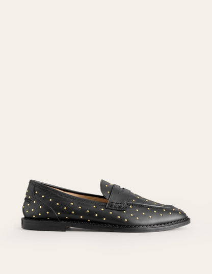 Mocassins Nya-Clous noirs