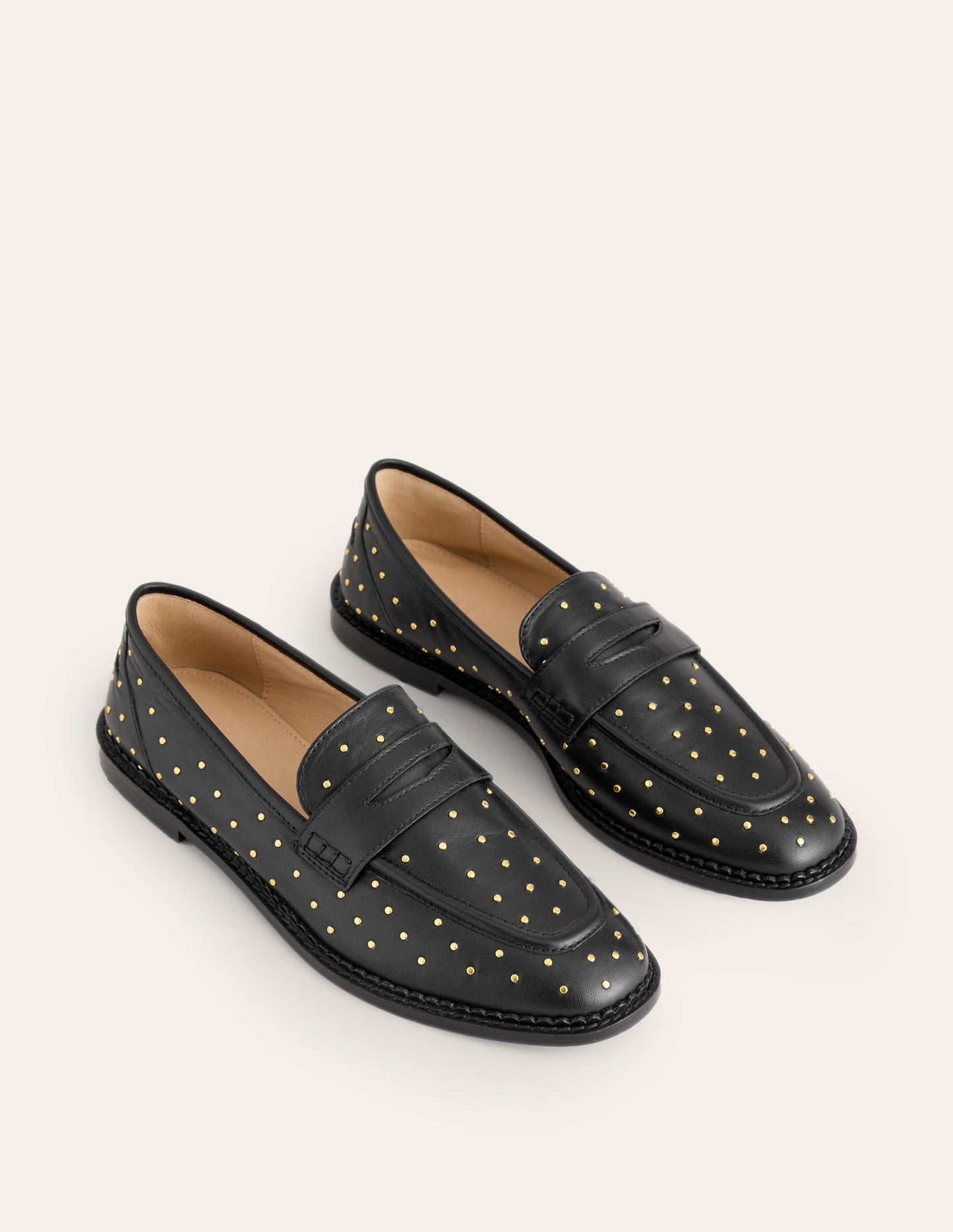 Mocassins Nya-Clous noirs