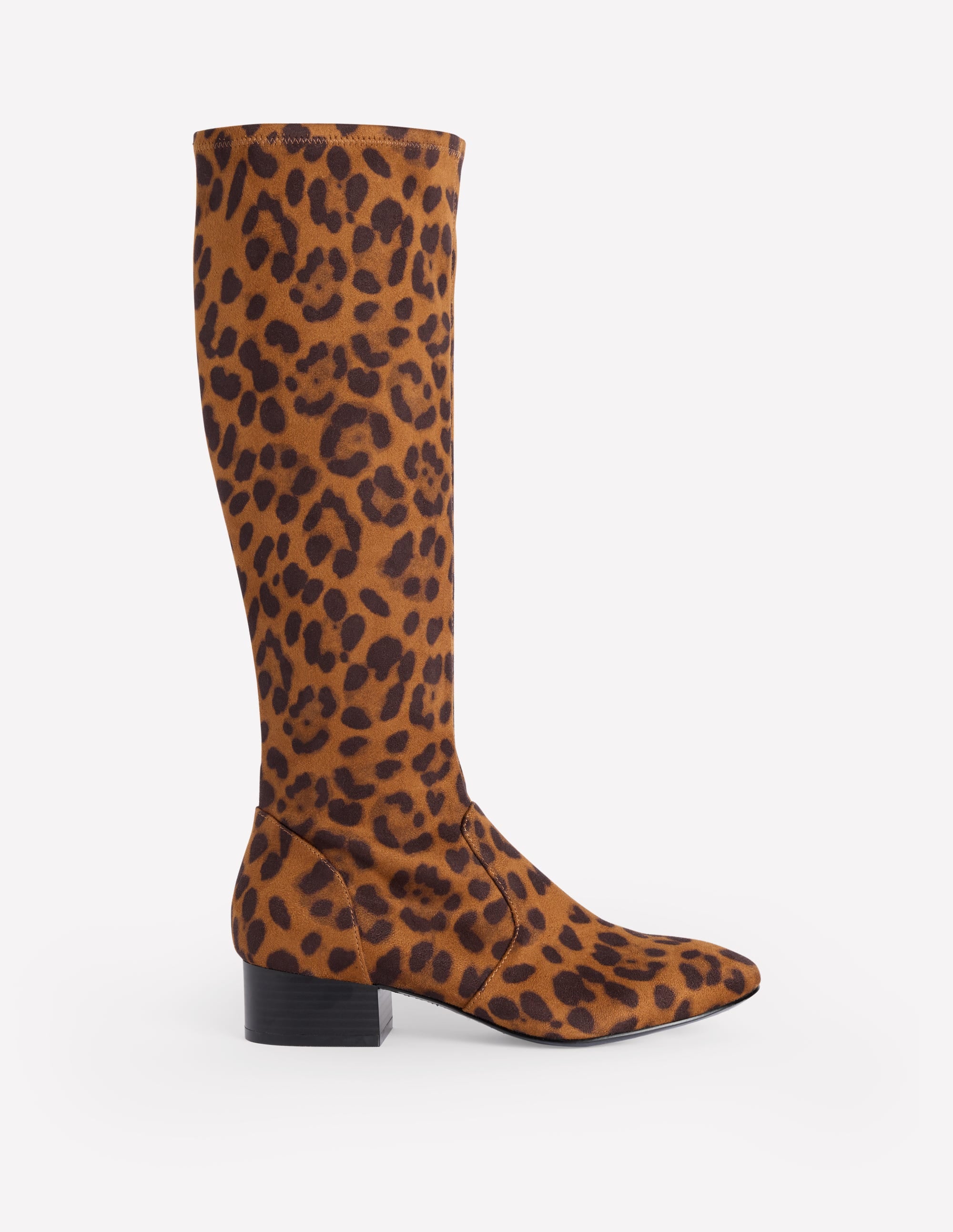 Bottes plates stretch hauteur genou-Cœurs folk rouge rockabilly - Image 2
