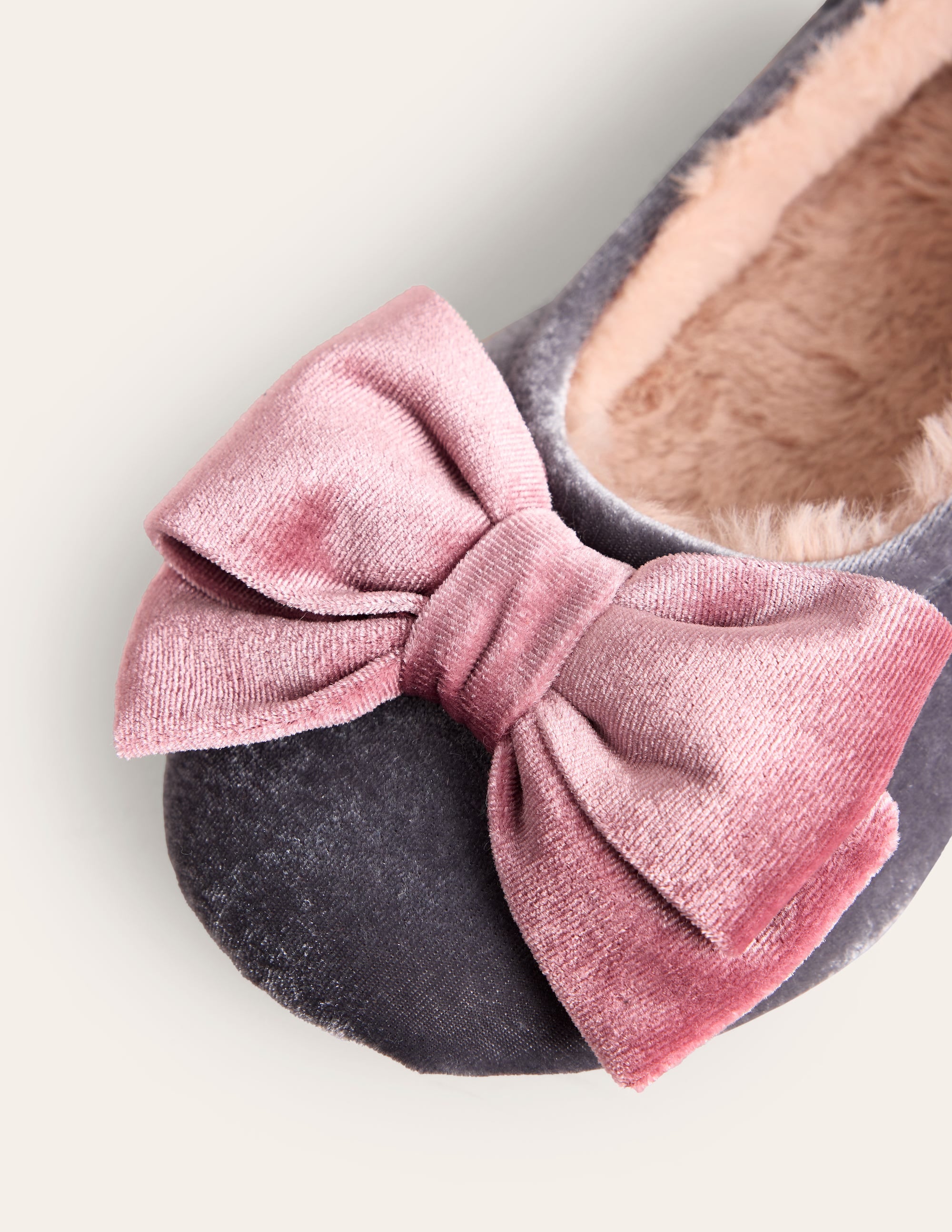 Chaussons à nœuds-Anthracite chiné - Image 4