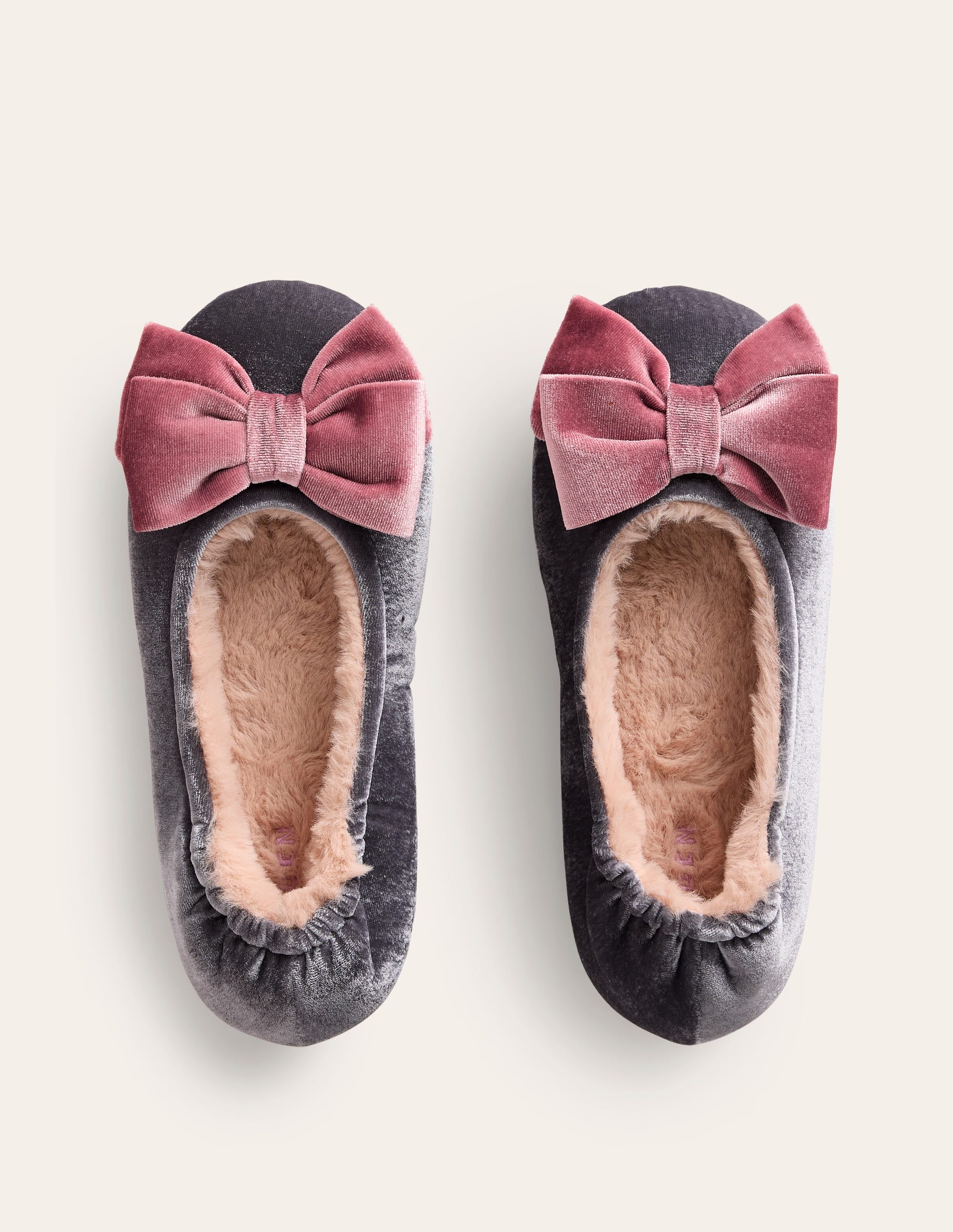 Chaussons à nœuds-Anthracite chiné - Image 5