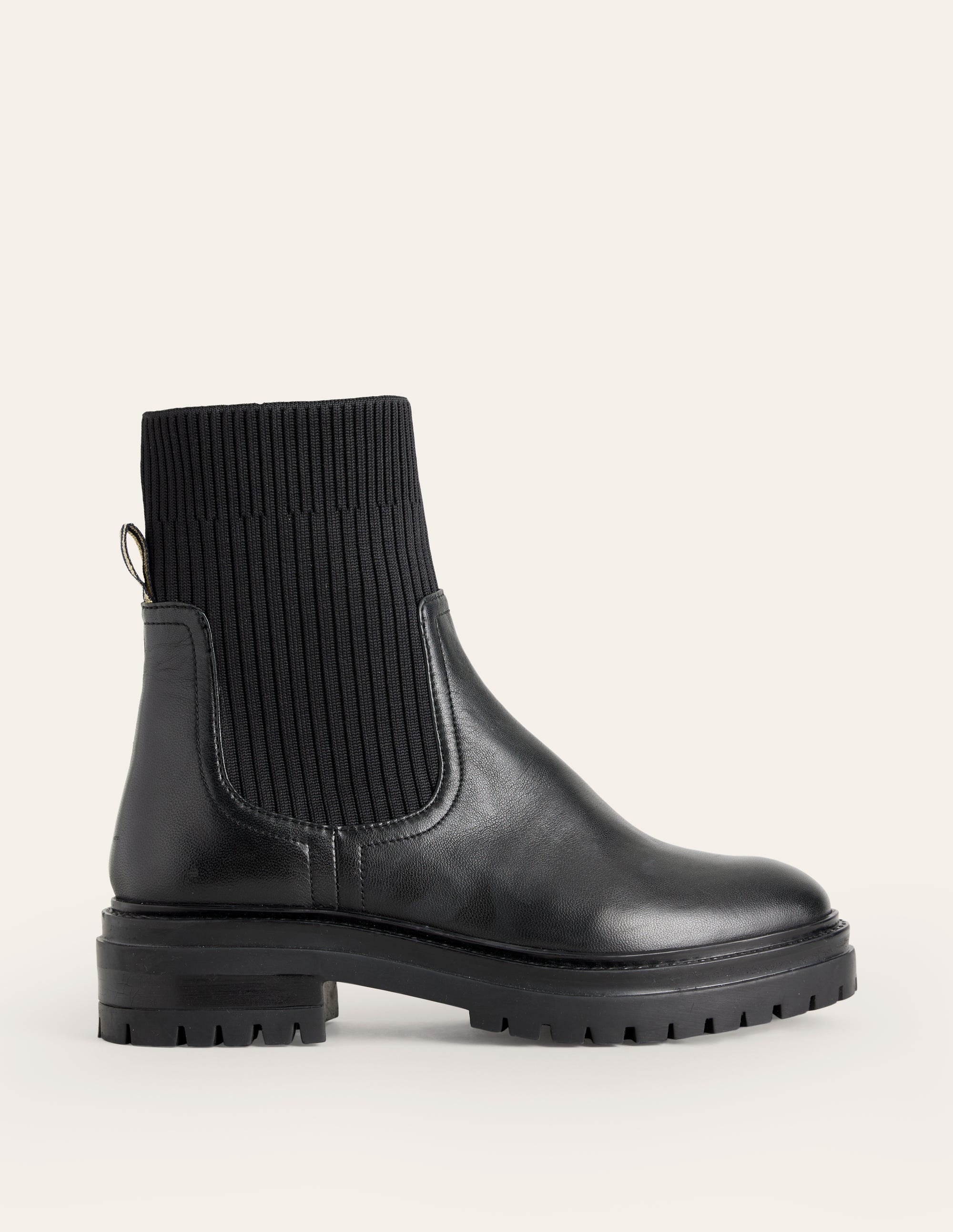 Chelsea-Stiefeletten mit Stretch-Einsätzen-Black - Image 2