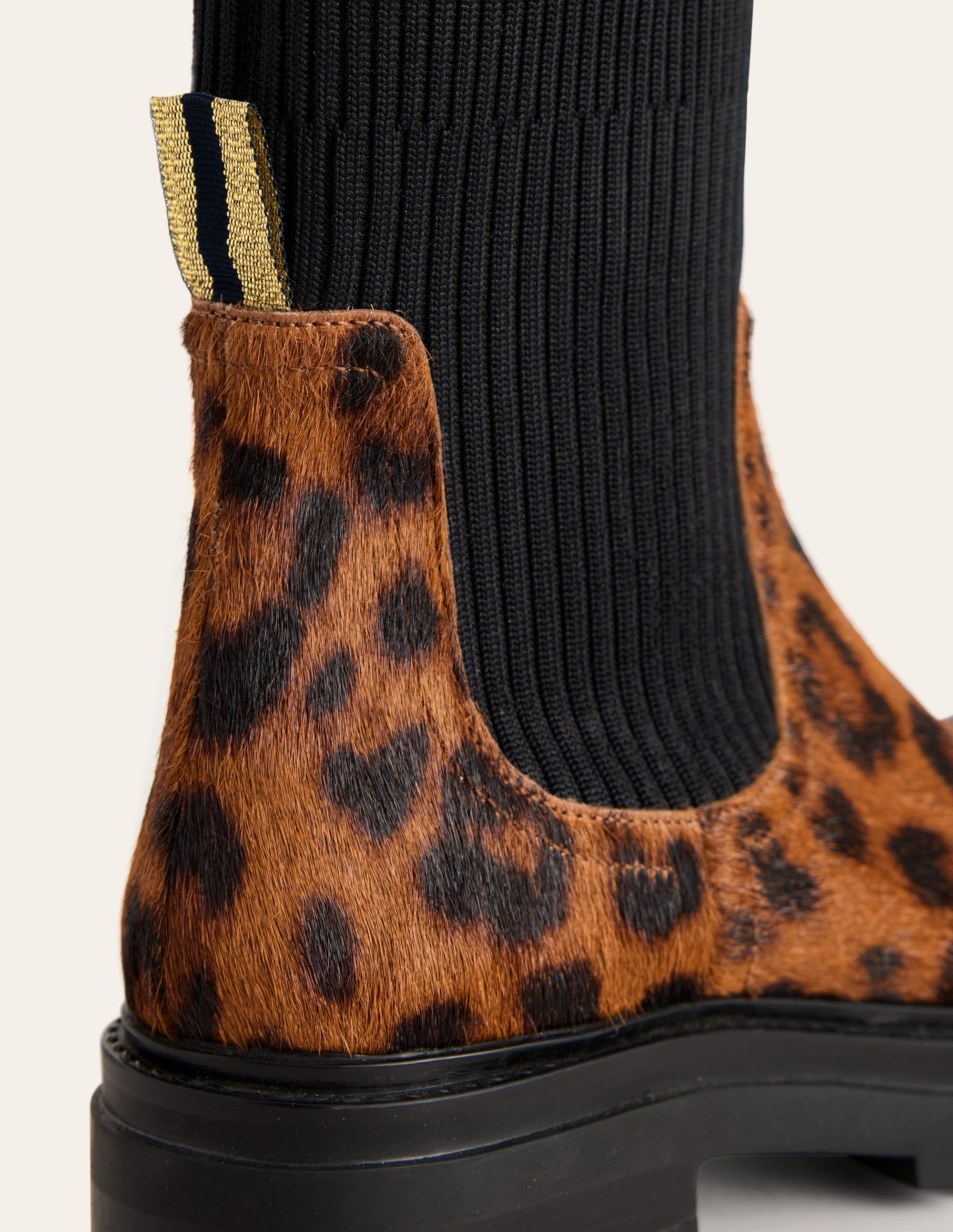 Chelsea-Stiefeletten mit Stretch-Einsätzen-Schokobraun - Image 2