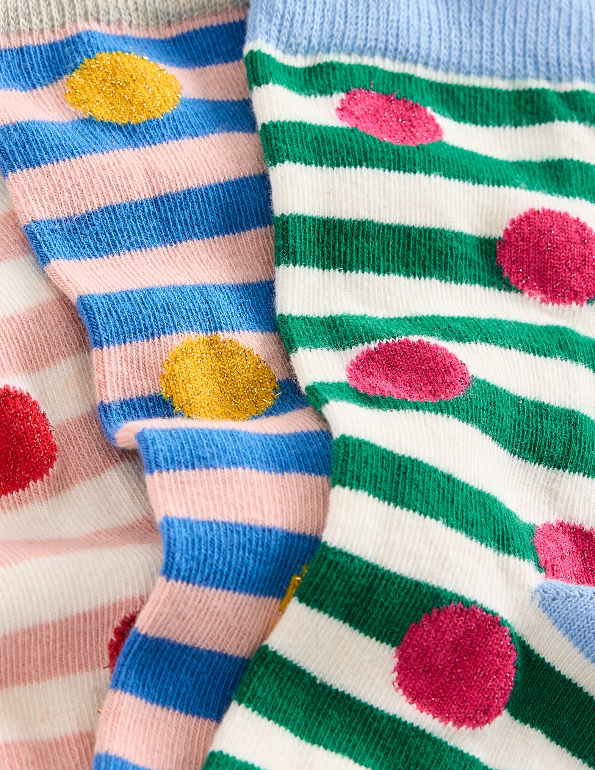 3 paires de chaussettes étincelantes-Chaussettes à pois - Image 3