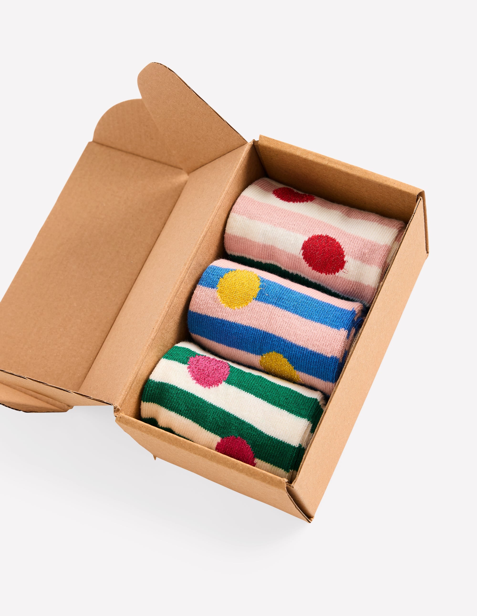 3 paires de chaussettes étincelantes-Chaussettes à pois - Image 4