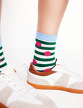 Glitzersocken im 3er-Pack-Gepunktete Socken