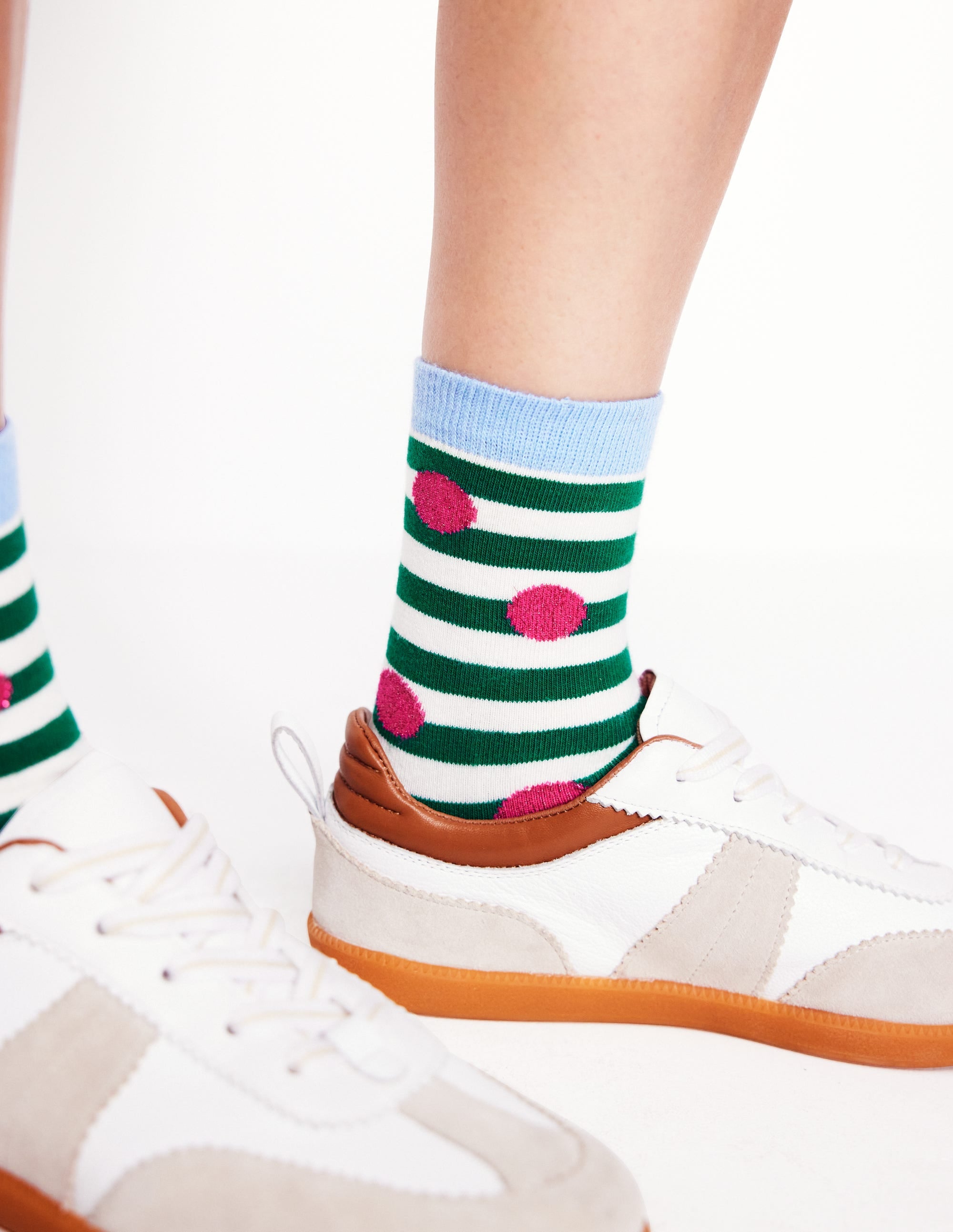 3 paires de chaussettes étincelantes-Chaussettes à pois - Image 1