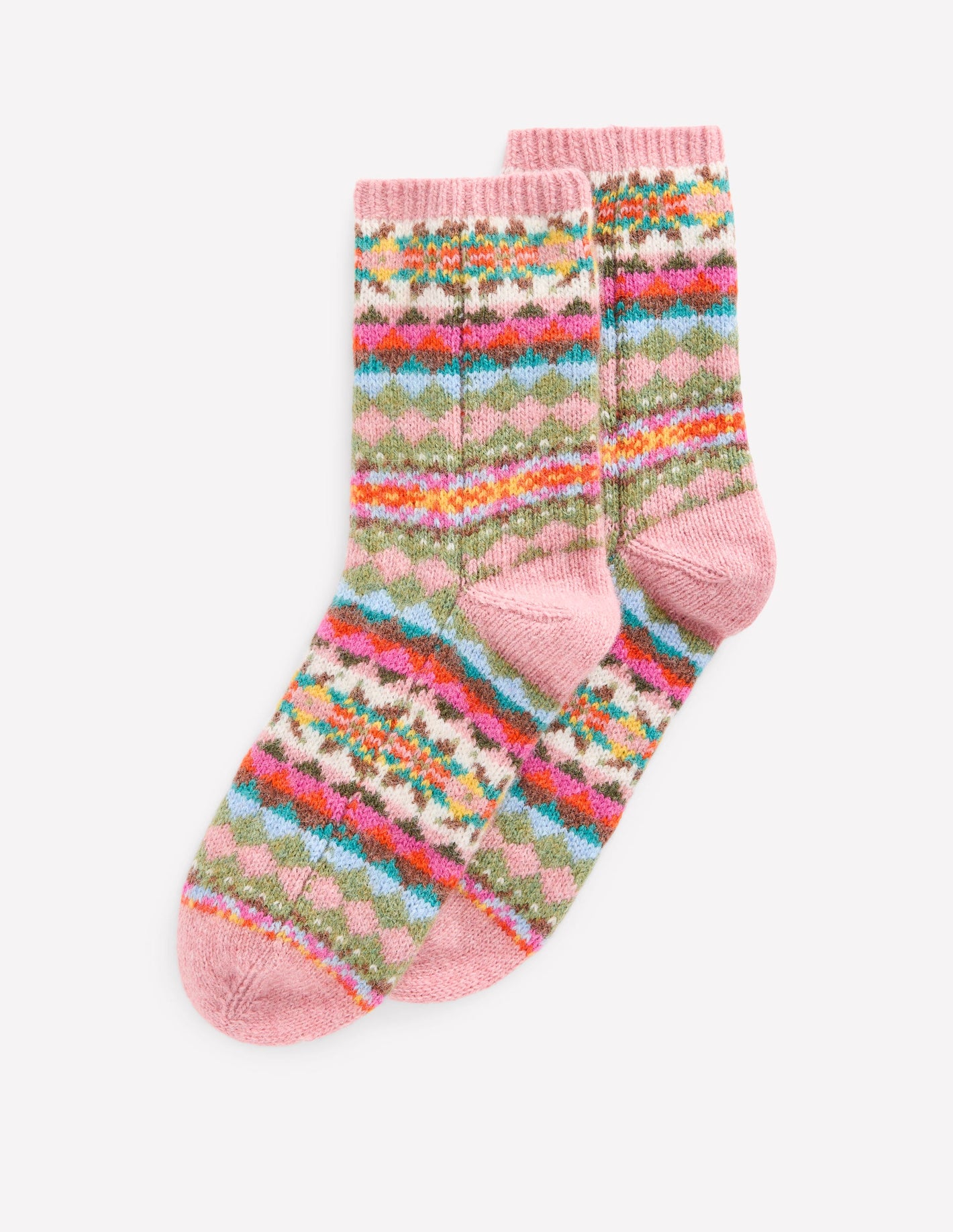 Kuschelige Fair-Isle-Socken-Fair-Isle