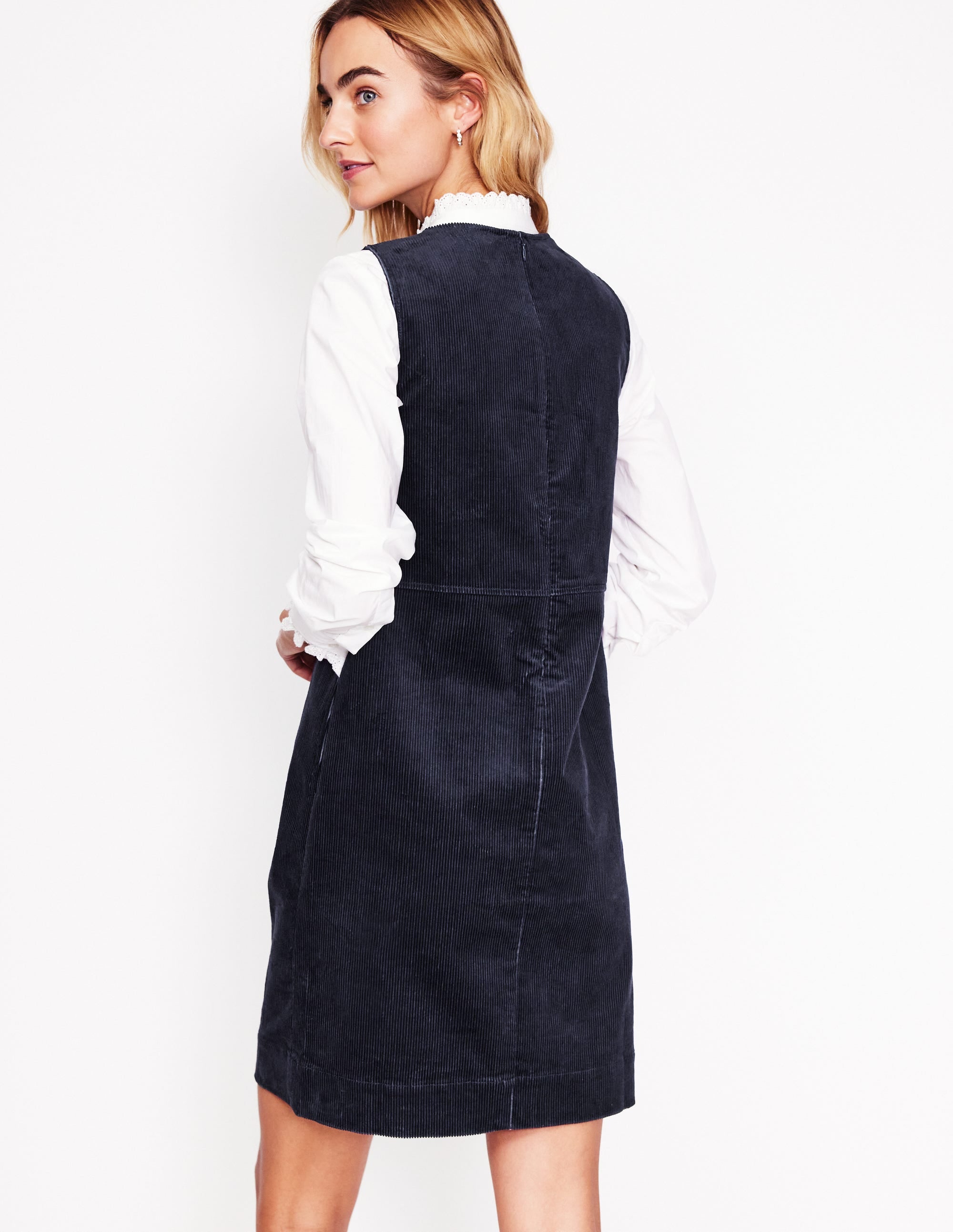 Pia Cord-Etuikleid-Aqua Marine Marl - Image 3