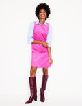 Robe droite Pia en velours côtelé-Rose phlox