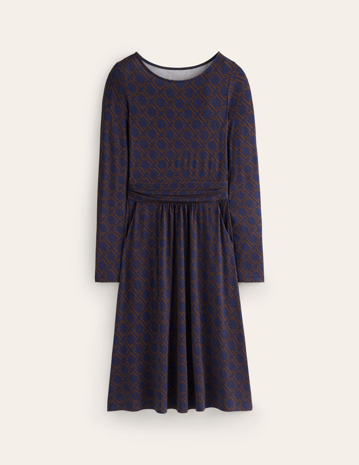 Robe Amelie à manches longues-Astro Green - Image 5