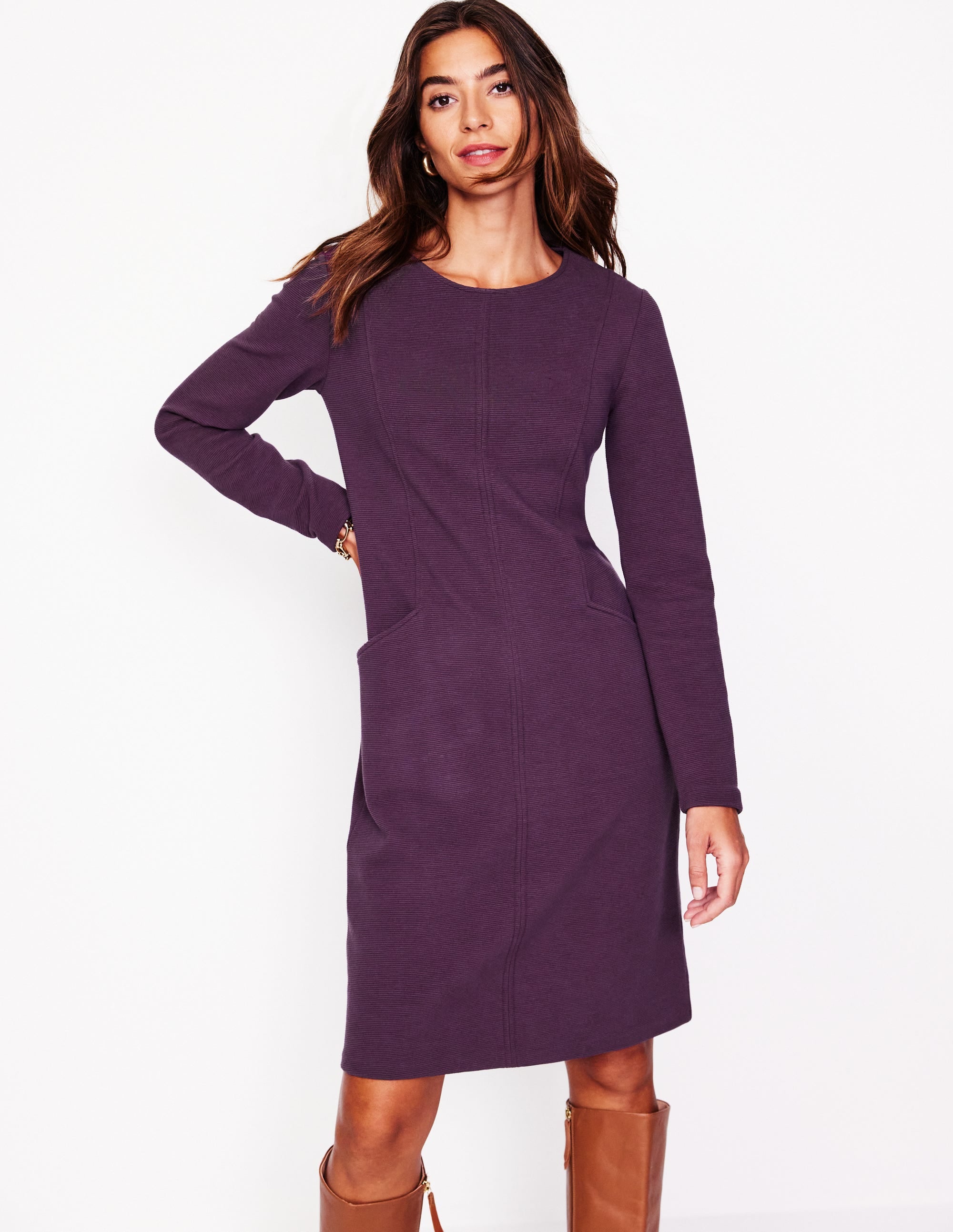 Ellen Ottoman-Kleid-Black - Image 1