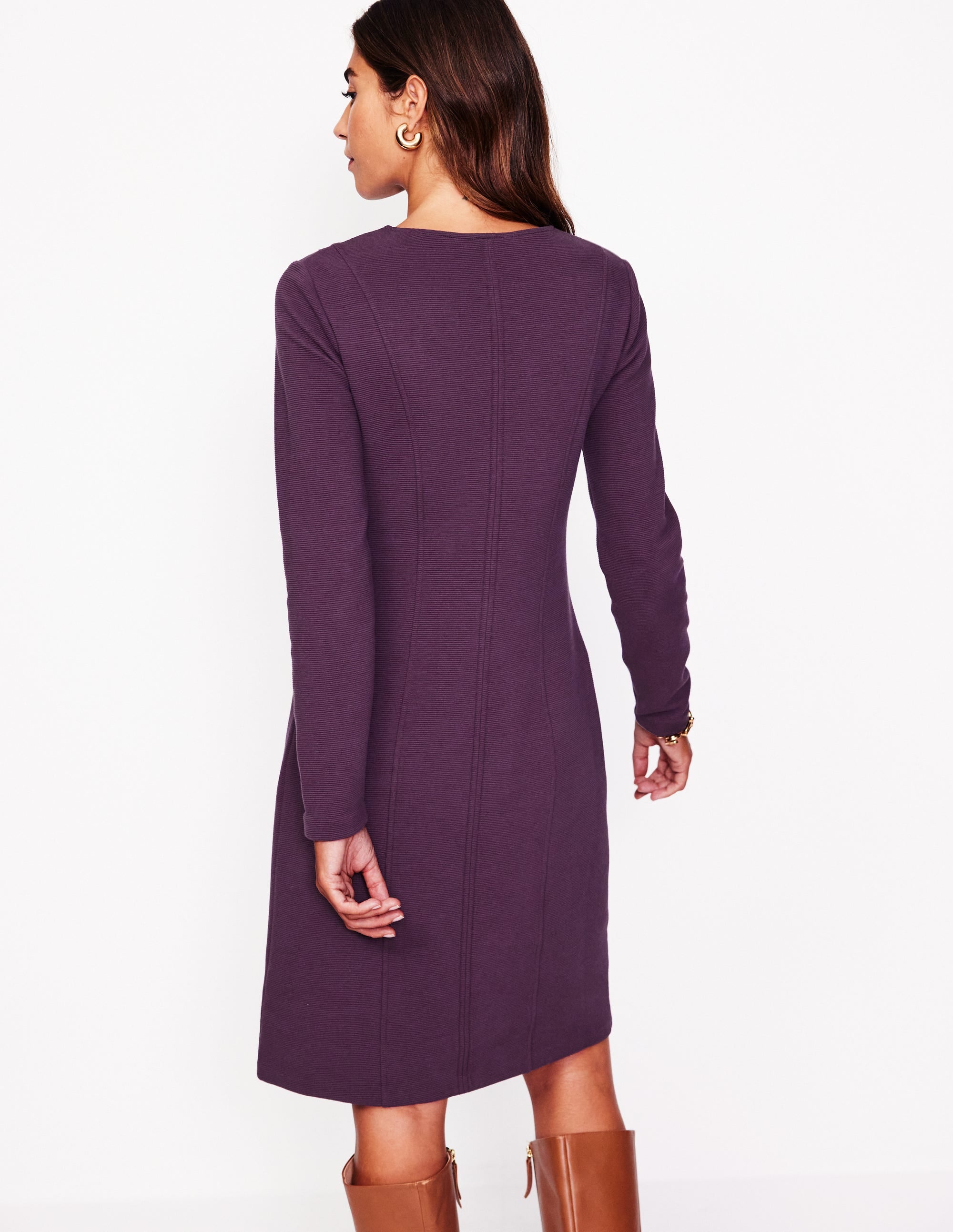 Ellen Ottoman-Kleid-Black - Image 3