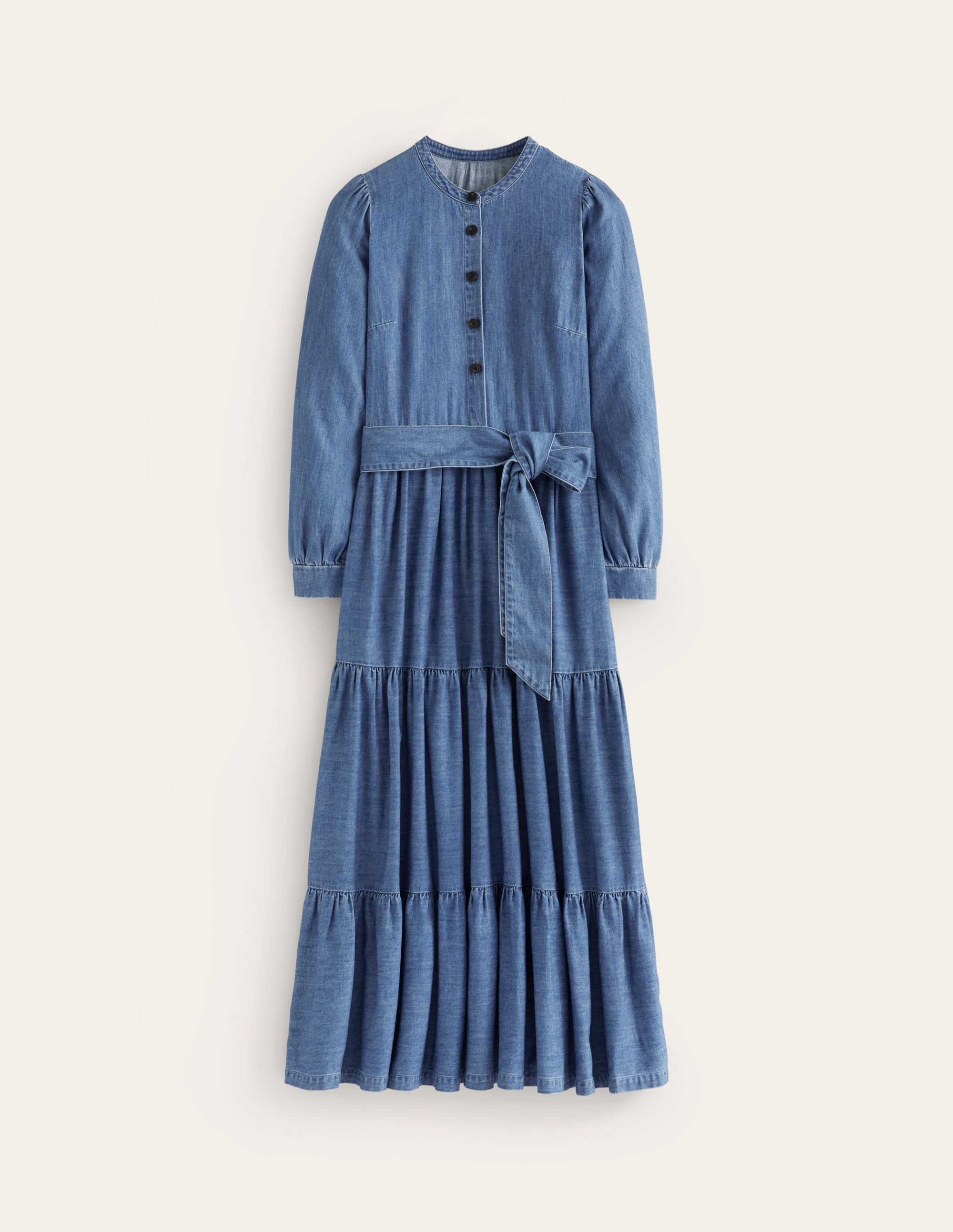 Alba Jeans-Maxikleid-Helles Vintageblau - Image 7