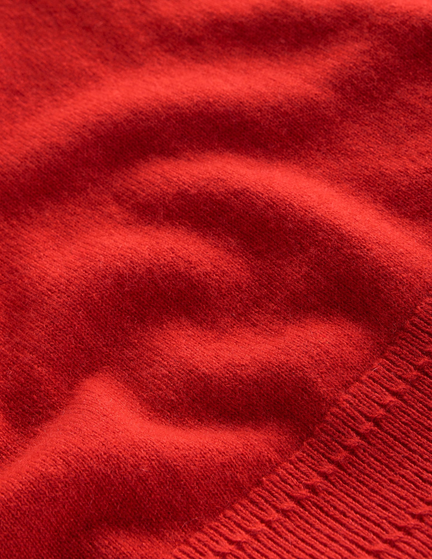 Eva Kaschmirpullover mit Rundhalsausschnitt-Rouge