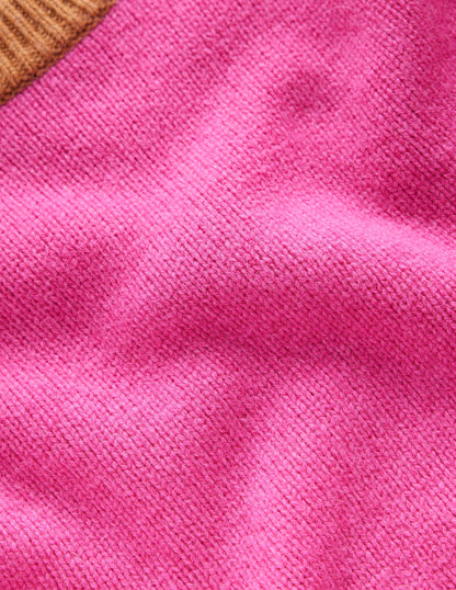 Olivia Merino-Pullover-Pink