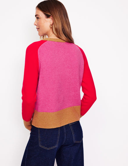 Olivia Merino-Pullover-Pink