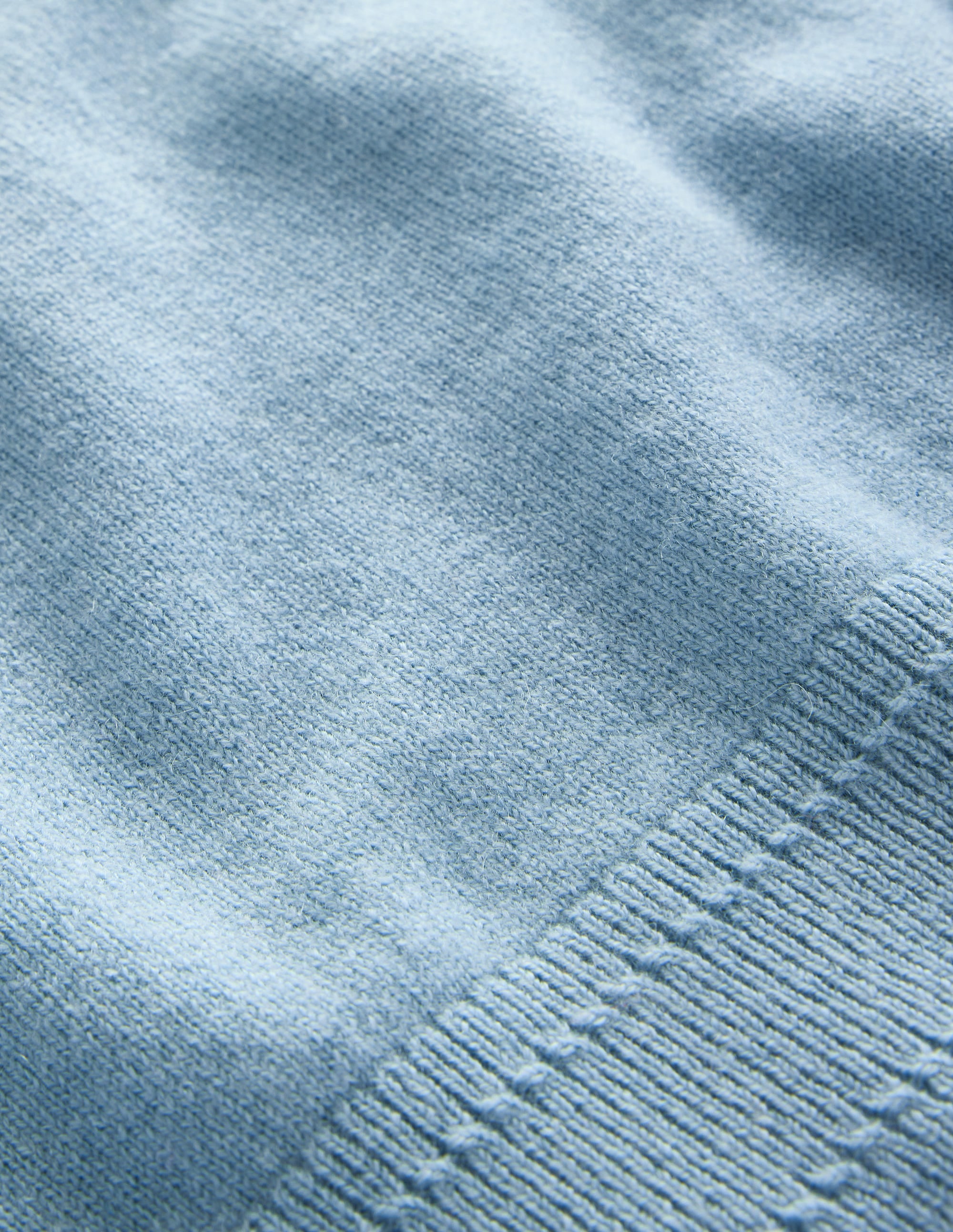 Pull Eva col bateau en cachemire-Bleu tourmaline - Image 6