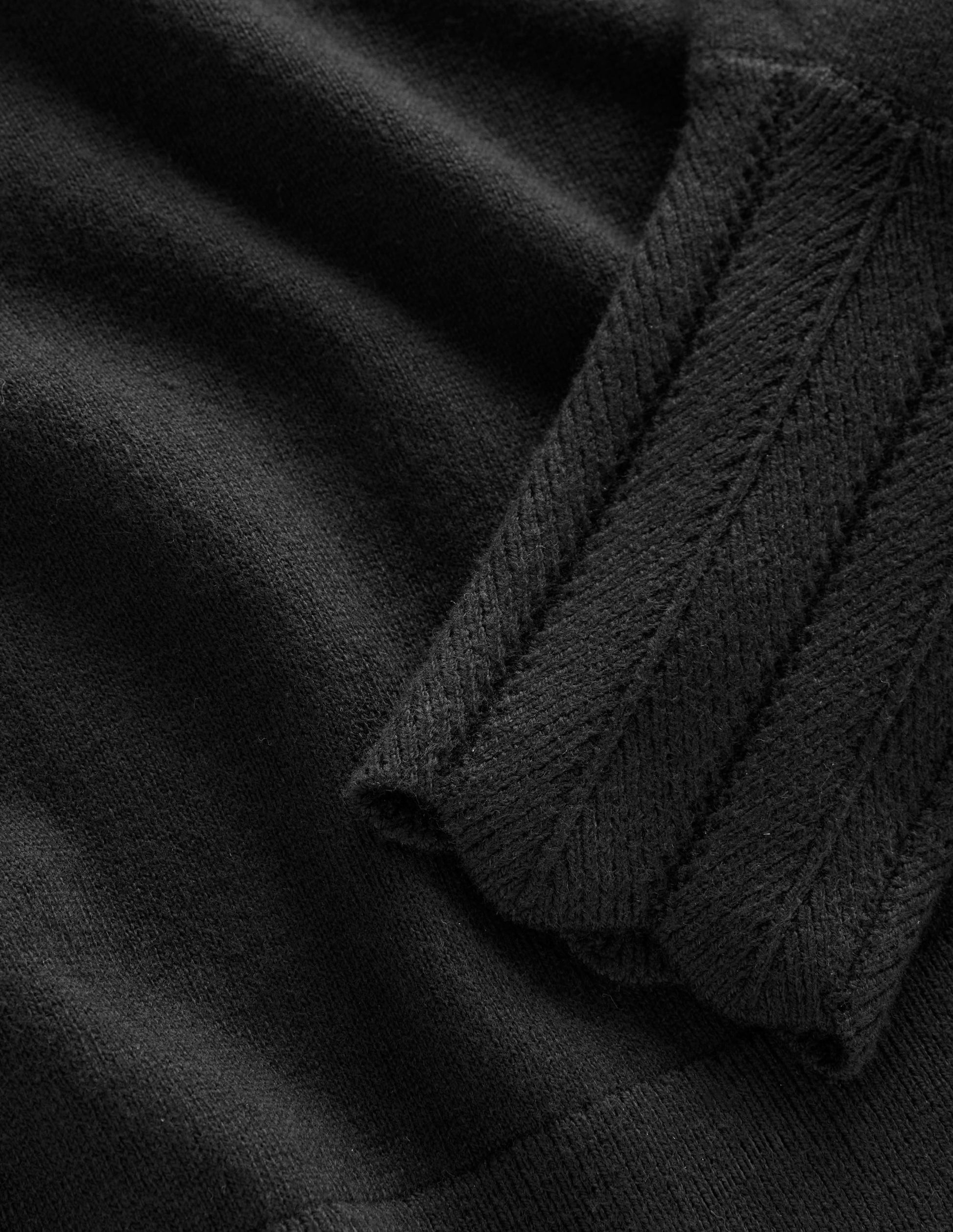 Imi Pullover mit Muschelsaum-Schwarz-6