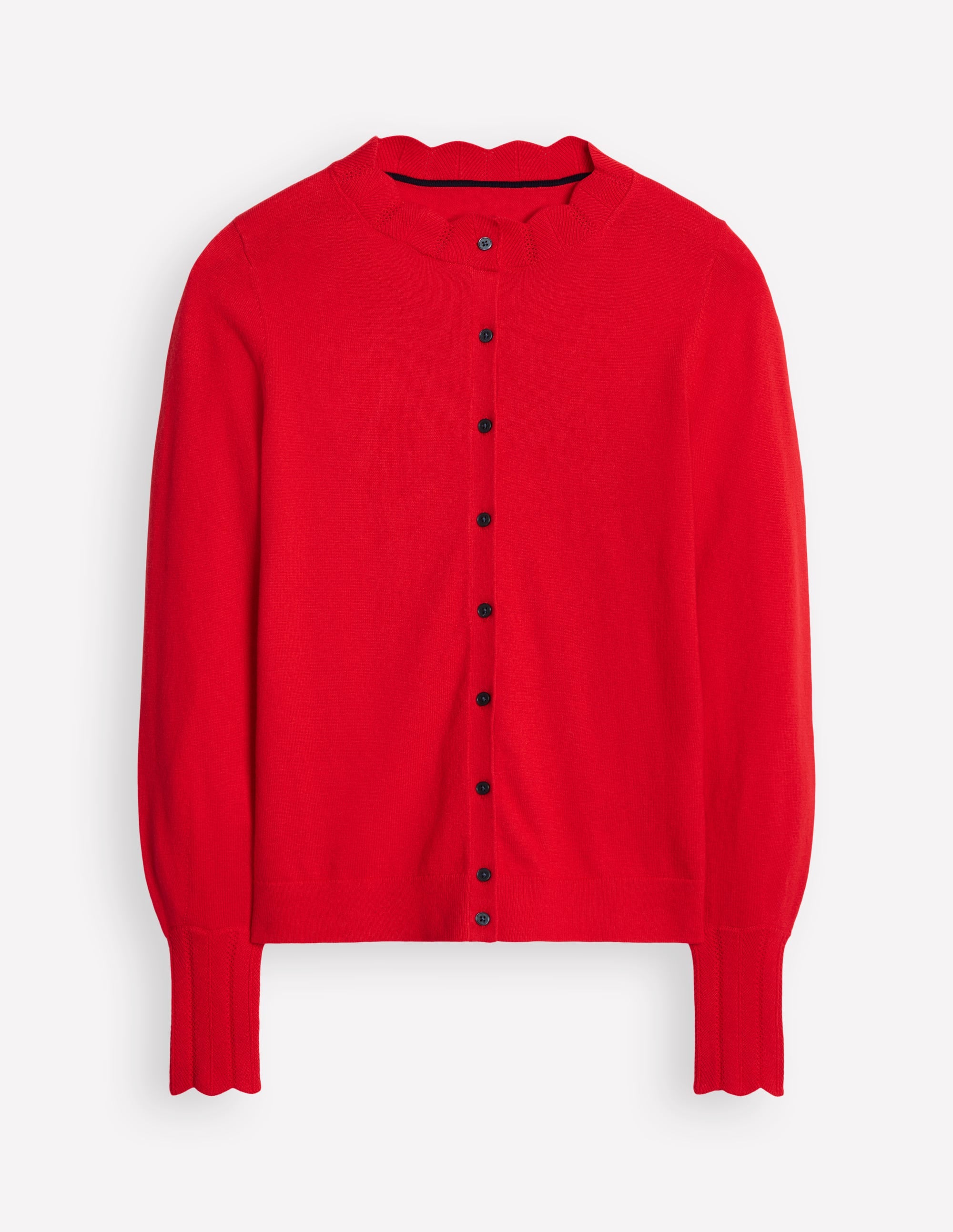 Gilet Imi festonné-Rouge éclatant - Image 6