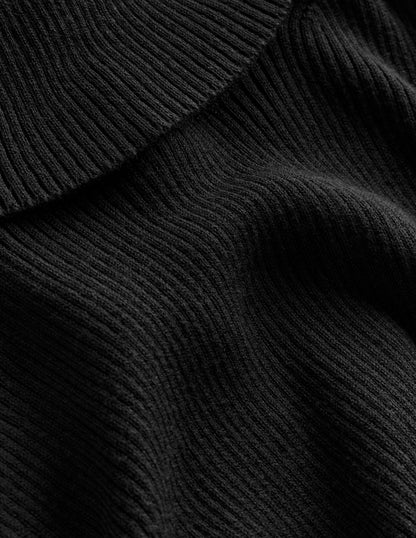 Catriona Rollkragenpullover-Schwarz