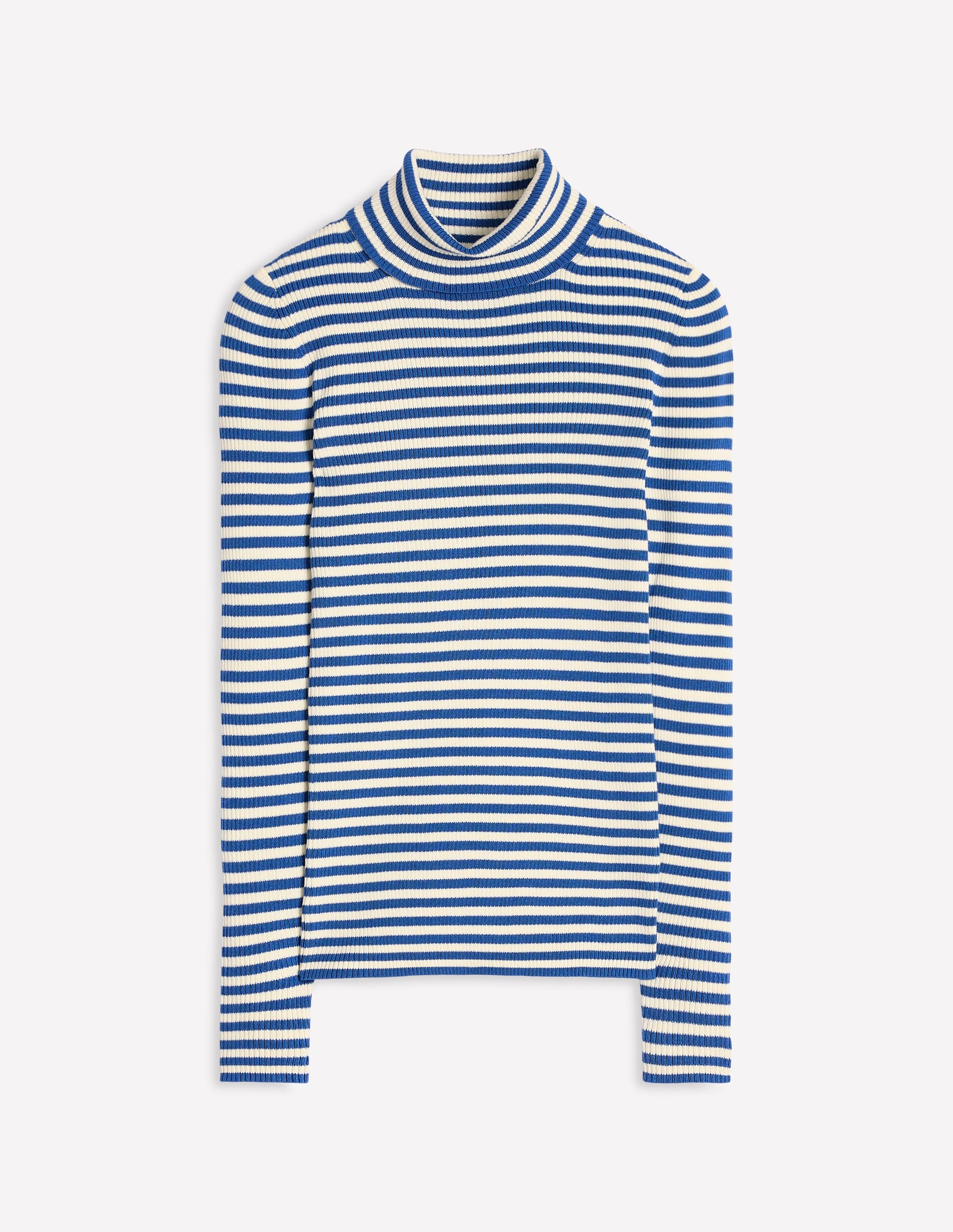 Catriona Rollkragenpullover-Naturweiß, Blauhäher - Image 5
