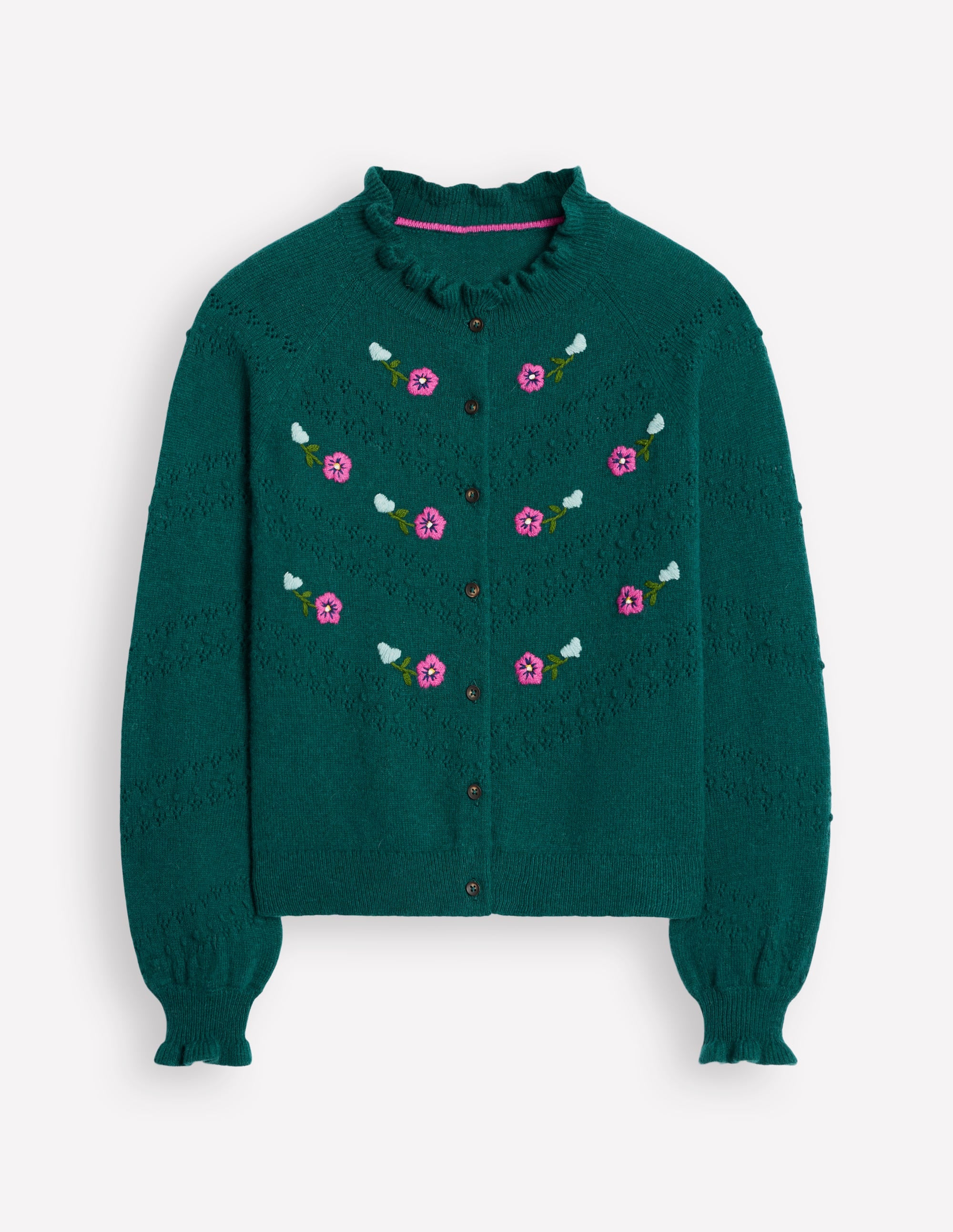 Gilet Fae brodé-Vert Clairière - Image 5
