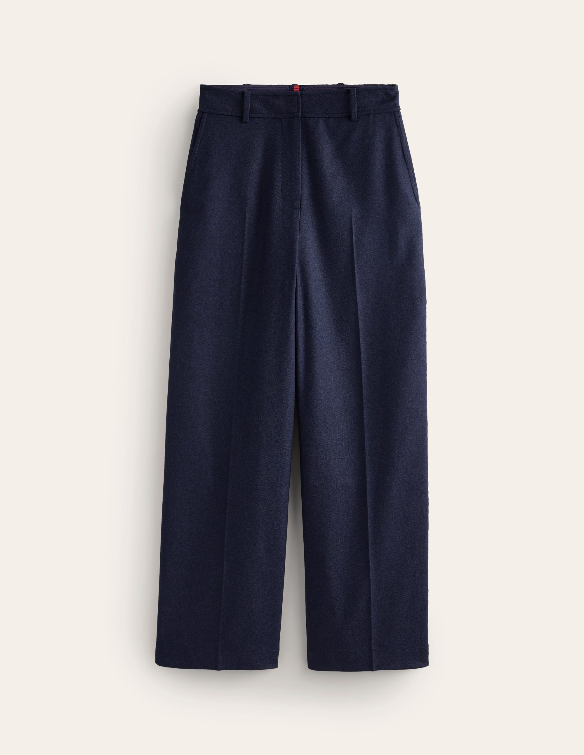 Pantalon Westbourne en sergé de laine-Bleu Marine, Petits Pois - Image 5