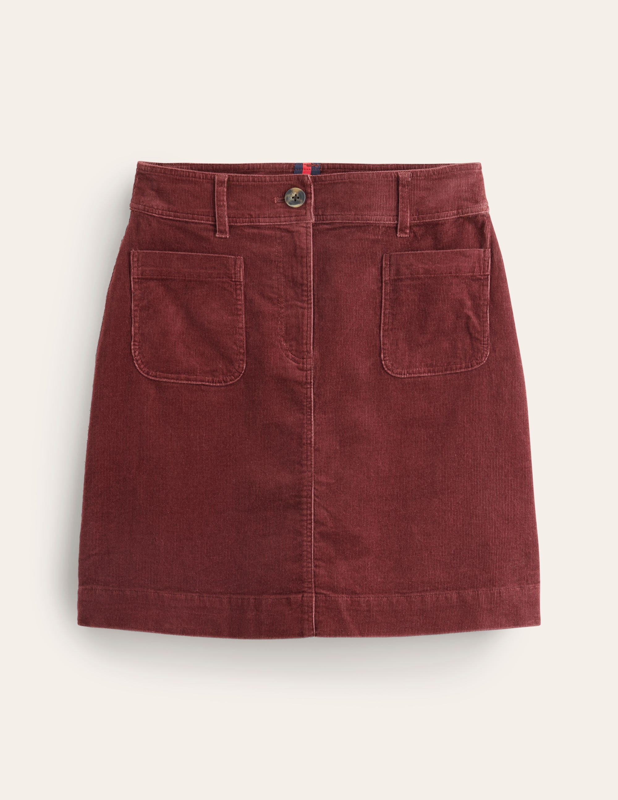 Estella Cord Skirt-Chestnut - Image 5