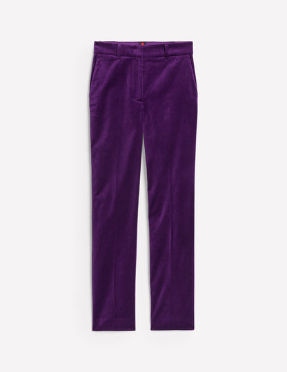 Pantalon Kew en velours-Violette