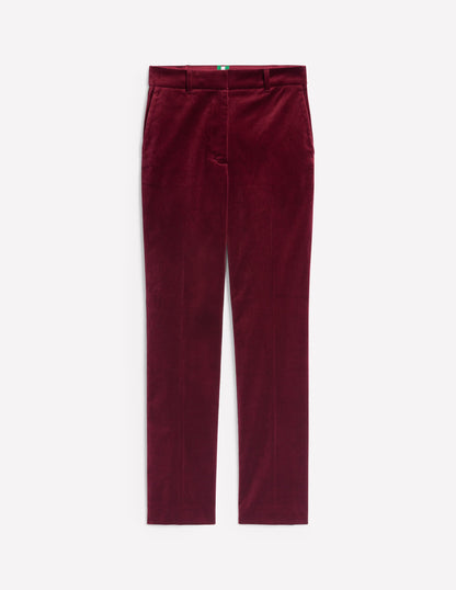 Kew Samthose-Beatnik Red/Dark Burgundy